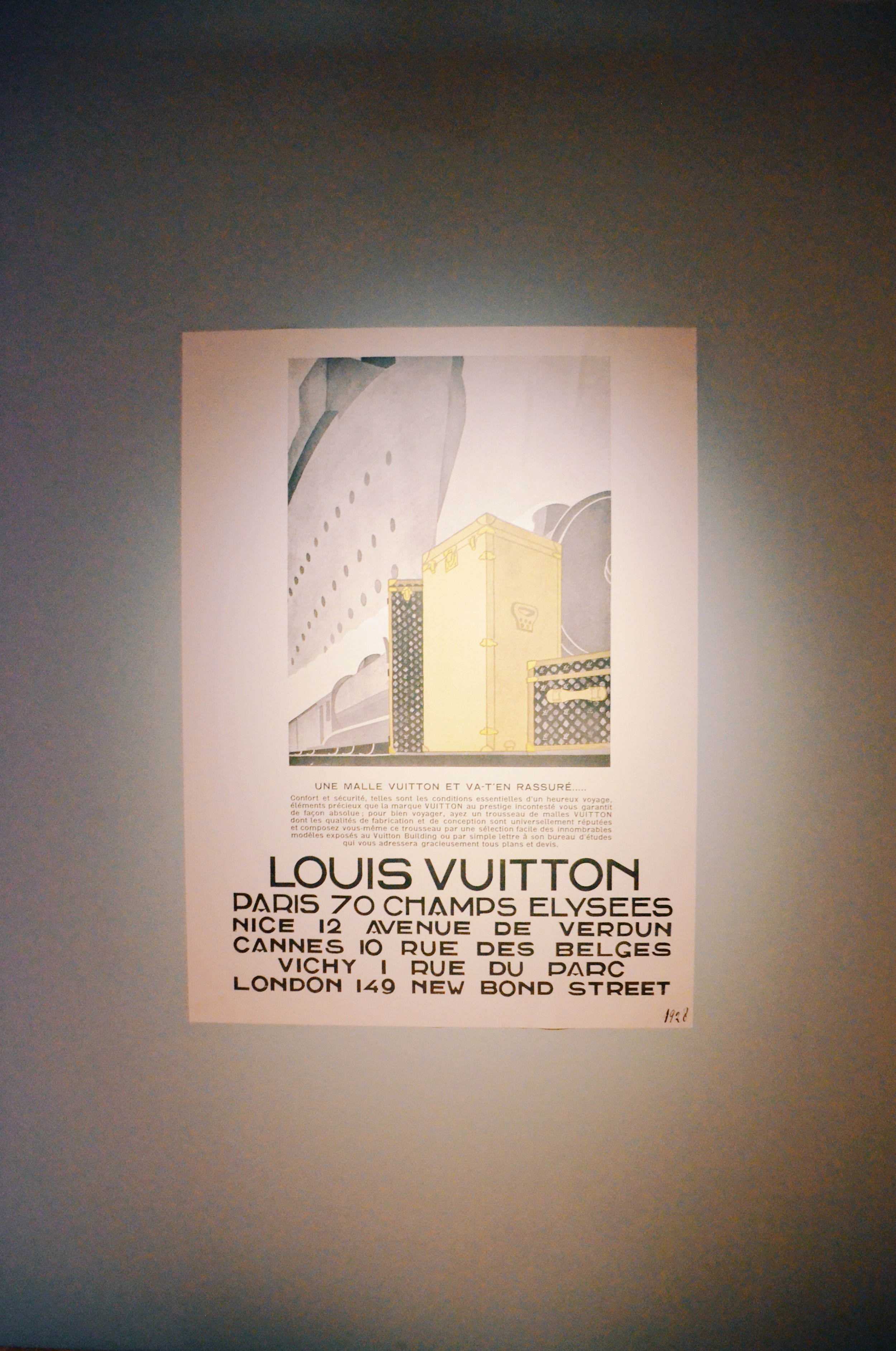 Decor Louis Vuitton Volez Voguez Voyagez Exhibition Poster - Blue Wall  Decor, Decor & Accessories - DECOR37220