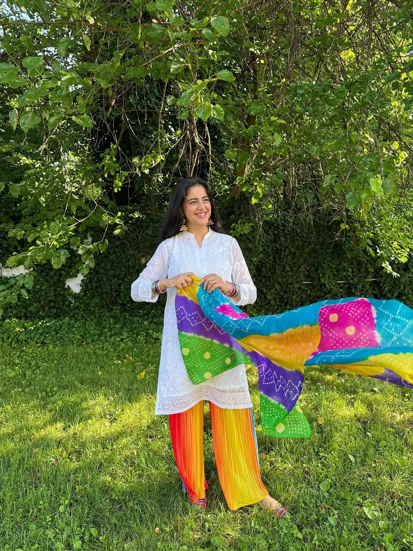 It&rsquo;s giving ✨ desi girl ✨ rainbow edition 🌈

Don&rsquo;t mind me. I&rsquo;m just posting my drafts from 3 months ago 😅

Fashion | Culture | Colorful | Inspo | Style | Outfit | Pakistan | Pakistani | Modest | Wedding | Shaadi | South Asian

#i