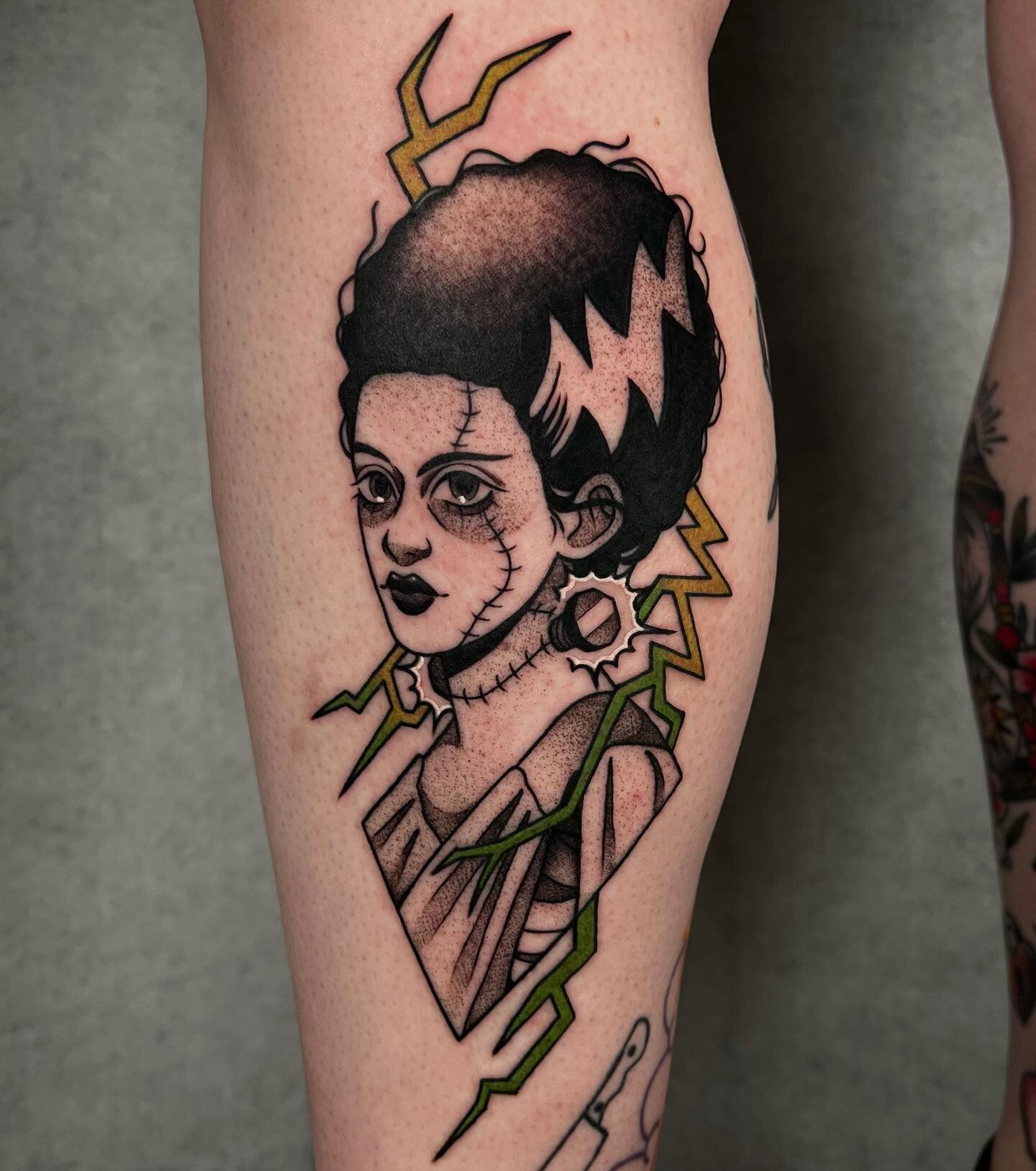 Traditional Frankenstein Tattoo