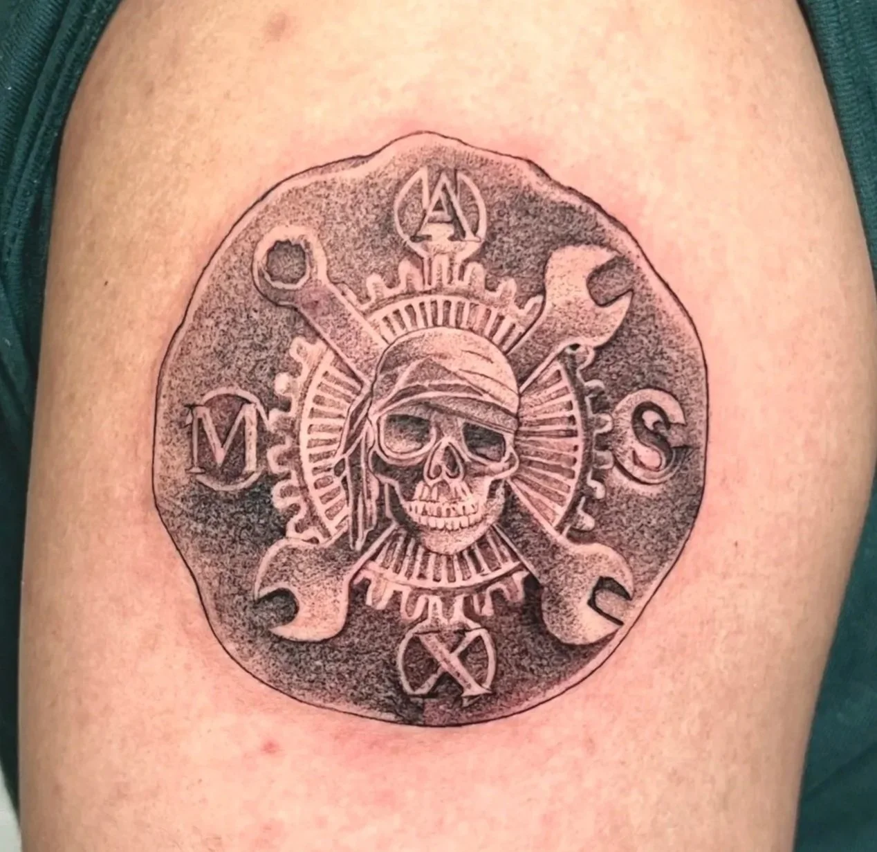 Pirate Medallion by Hector Concepcion