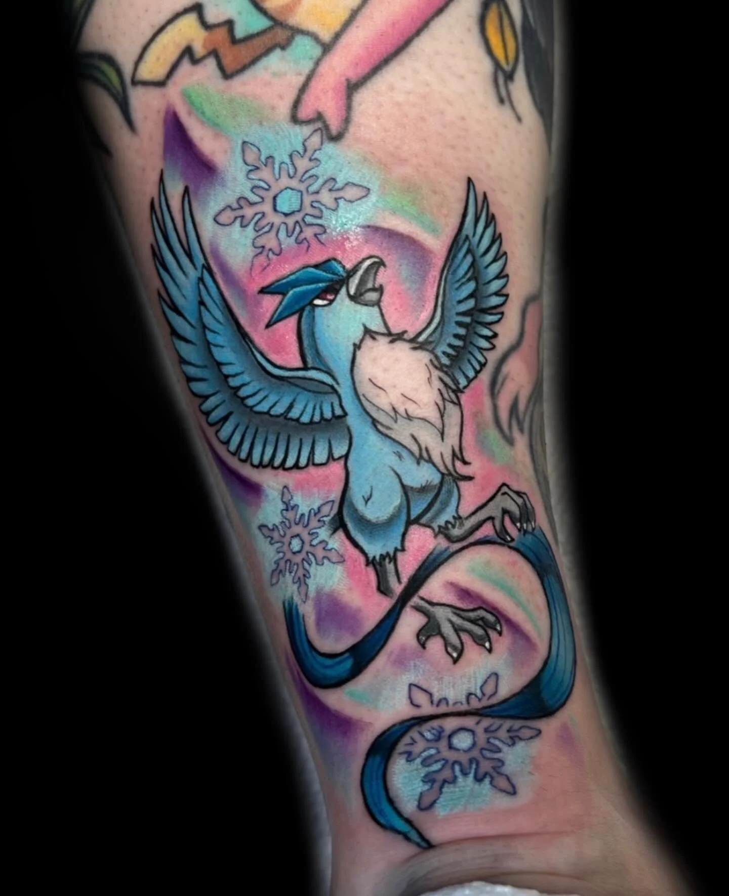Articuno by @tarabletattoos