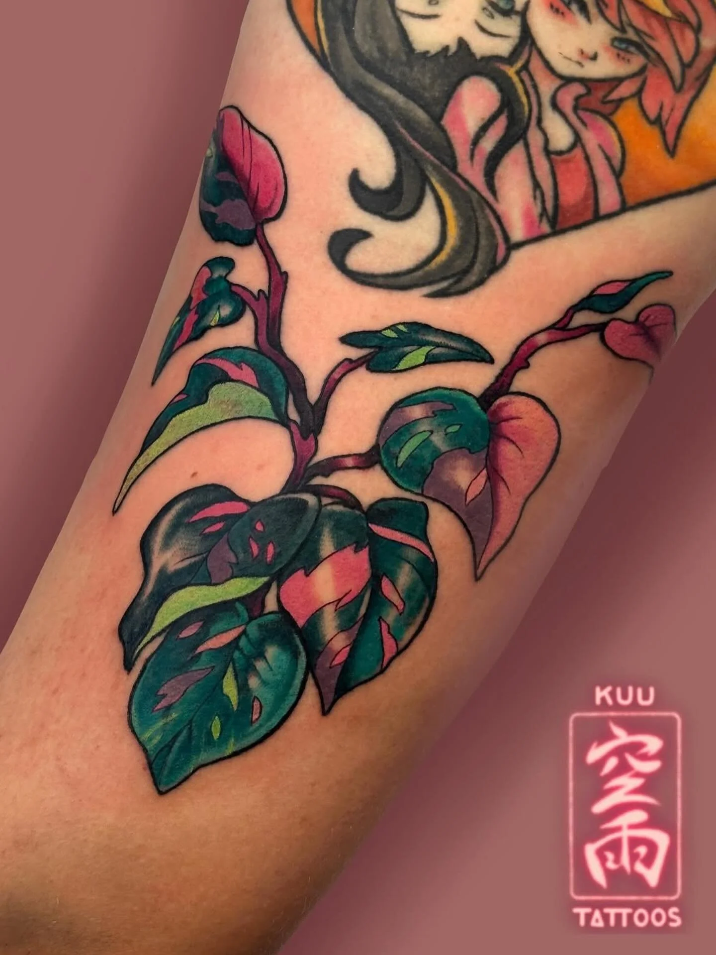 Pink Princess by @kuutattoos