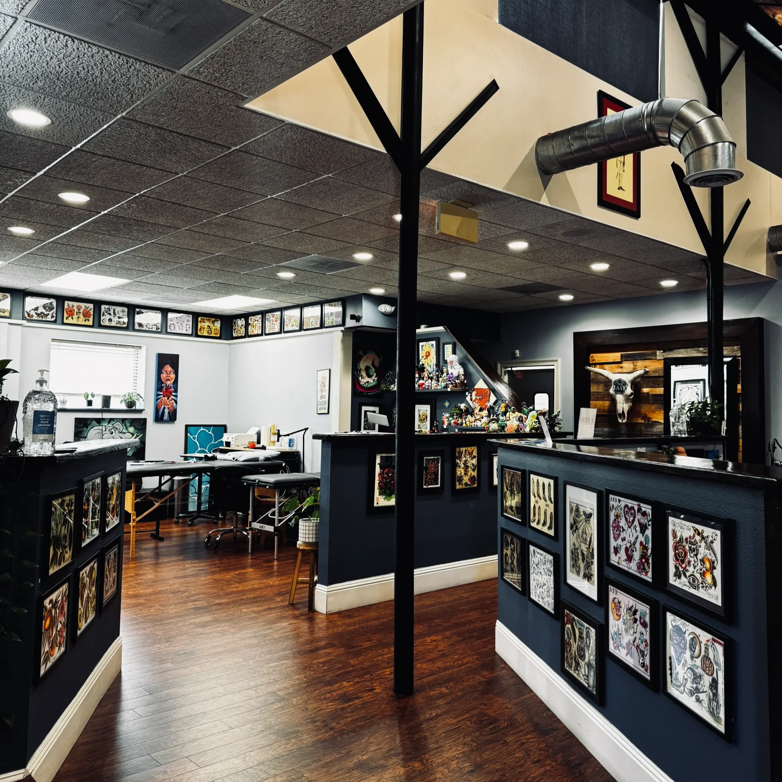Tattoo flash and ductwork