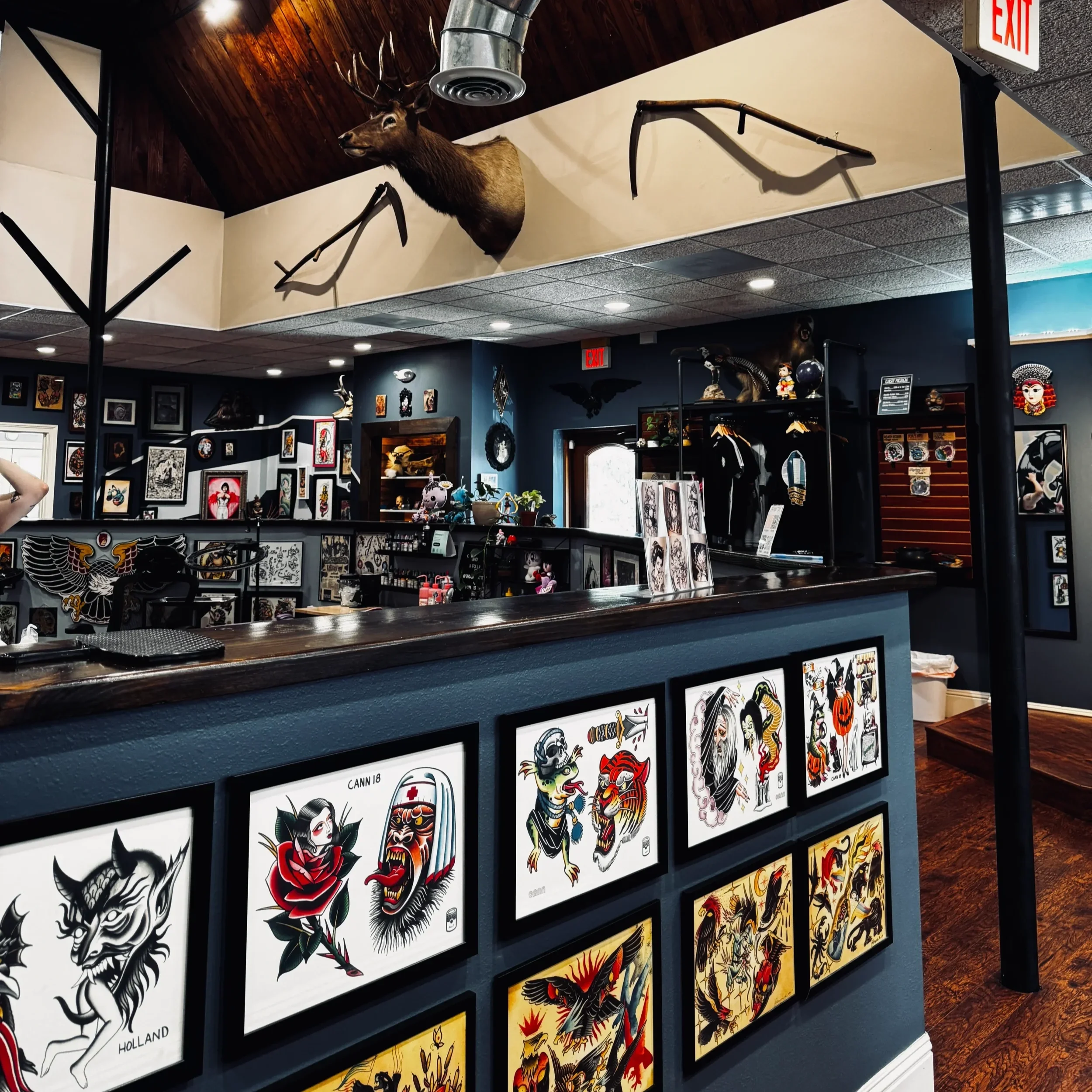 Tattoo Flash and Taxidermy