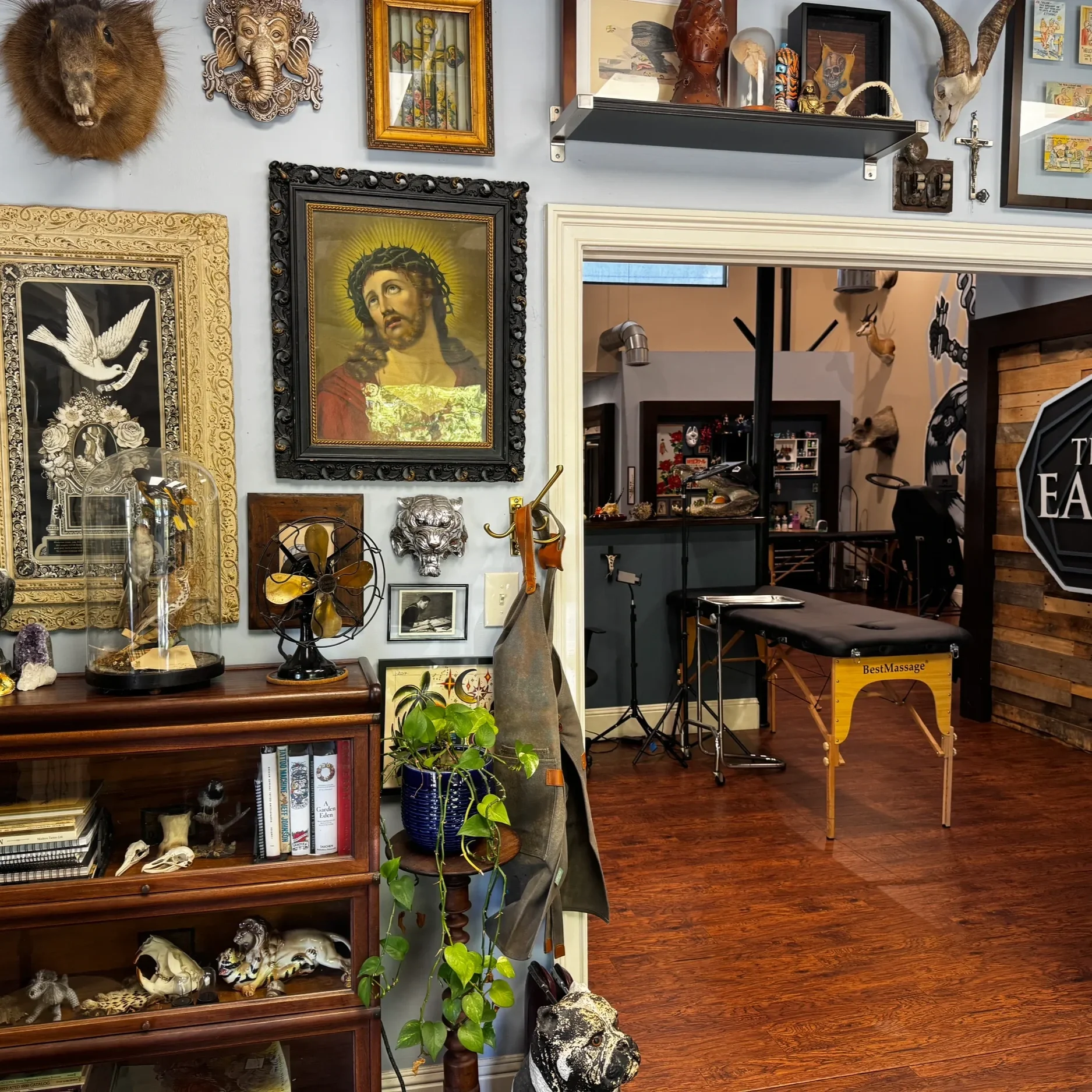 Tattoo station and antiquities