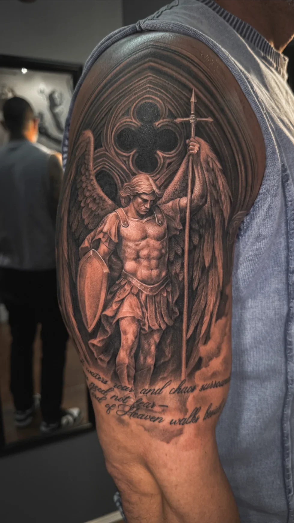 Saint Michael by Gibran Gibbs Bracero