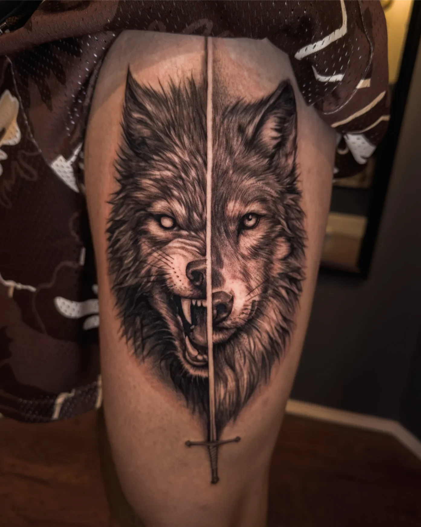 Two Wolves by Gibran Gibbs Bracero