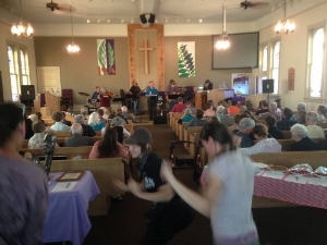 Tiny Home Village Blues celebration on Sunday, April 9 The Beloved Community Village is now open!(38th and Walnut in the north-west downtown)