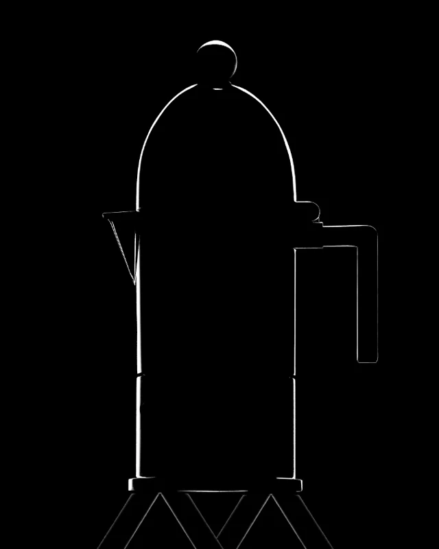 Aldo Rossi La Cupola Alessi Coffee Maker Austin Calhoon Photograph.jpg