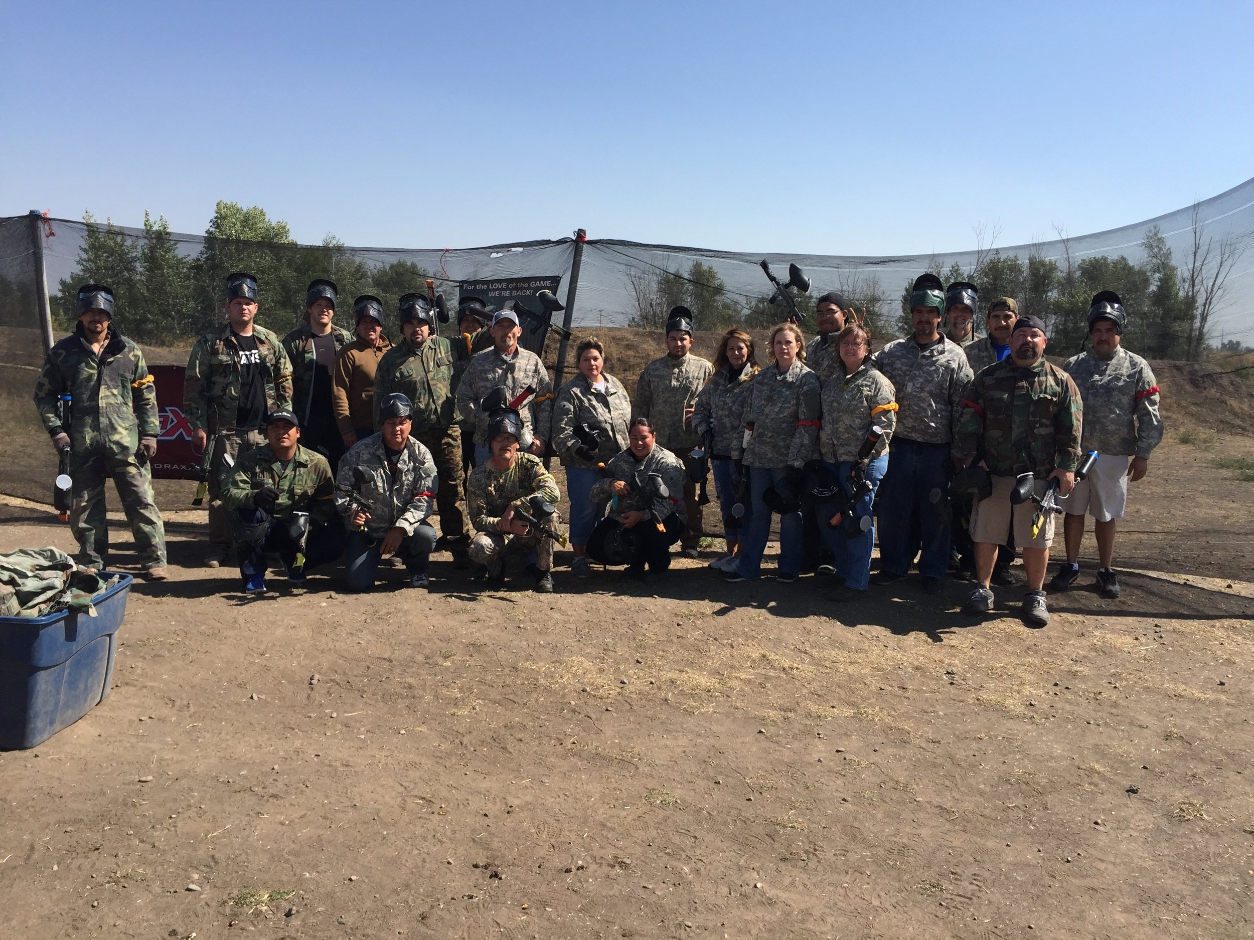 Paintball starting at $15, includes gun, mask, CO2 tank, Army jacket and 100 paintballs. Extra paint is $15 for 500 more. We have the field, the safety equipment, chronograph and the referees. Discounts for large groups. Great for Scouts, Church Groups, Birthday Parties, Homecoming, Prom, Bachelor Parties and Work Groups. Call us at 208-351-8274 or visit www.crossfirepaintballrexburg.com