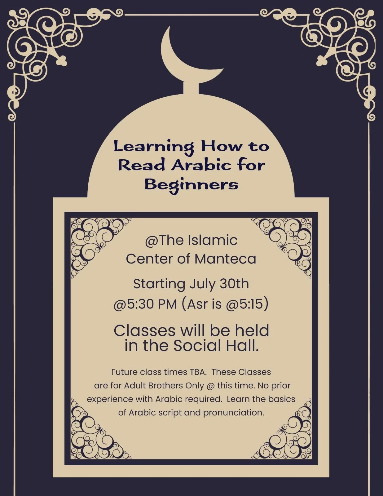 Brothers Arabic Class for Beginners