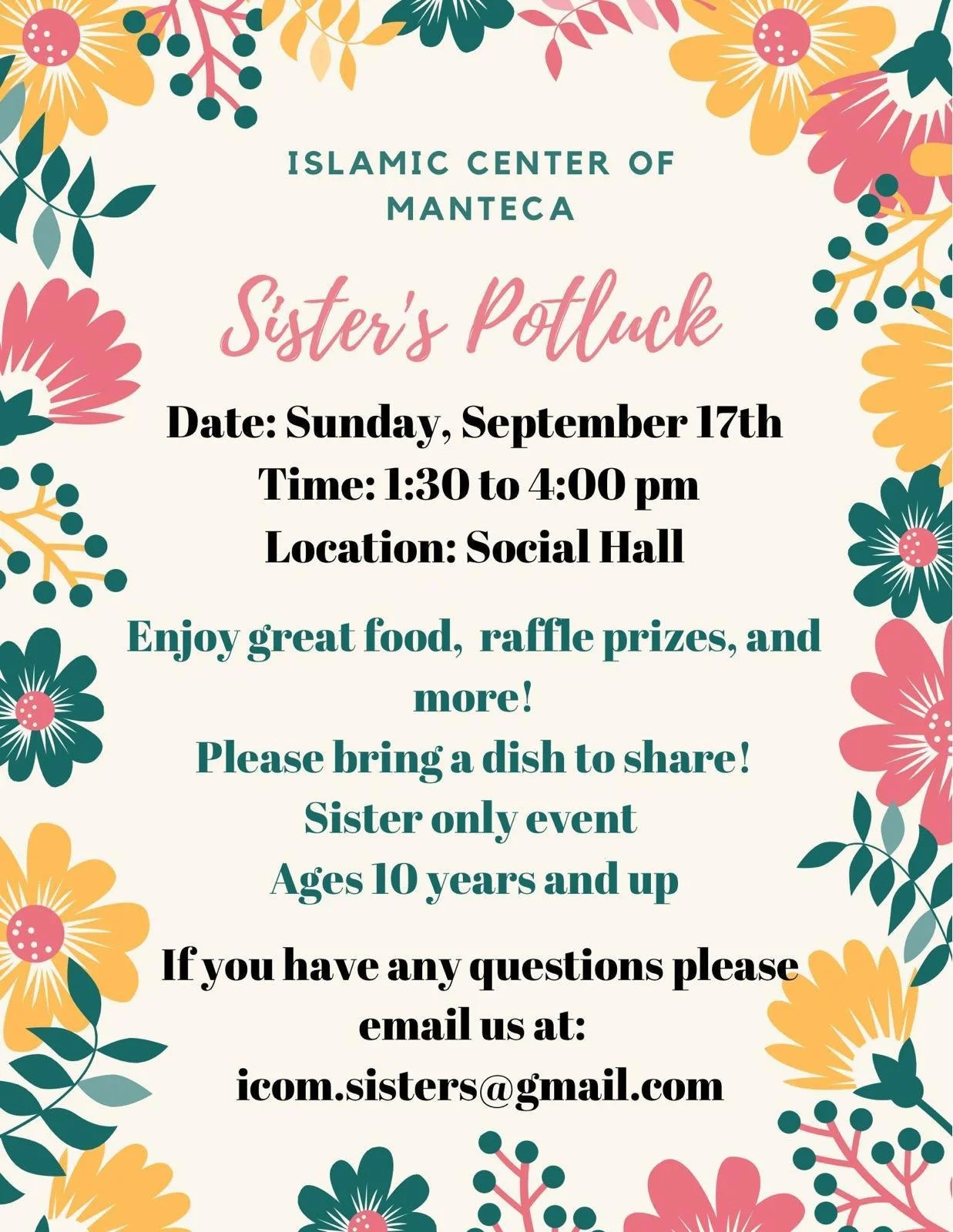 Sister's Potluck