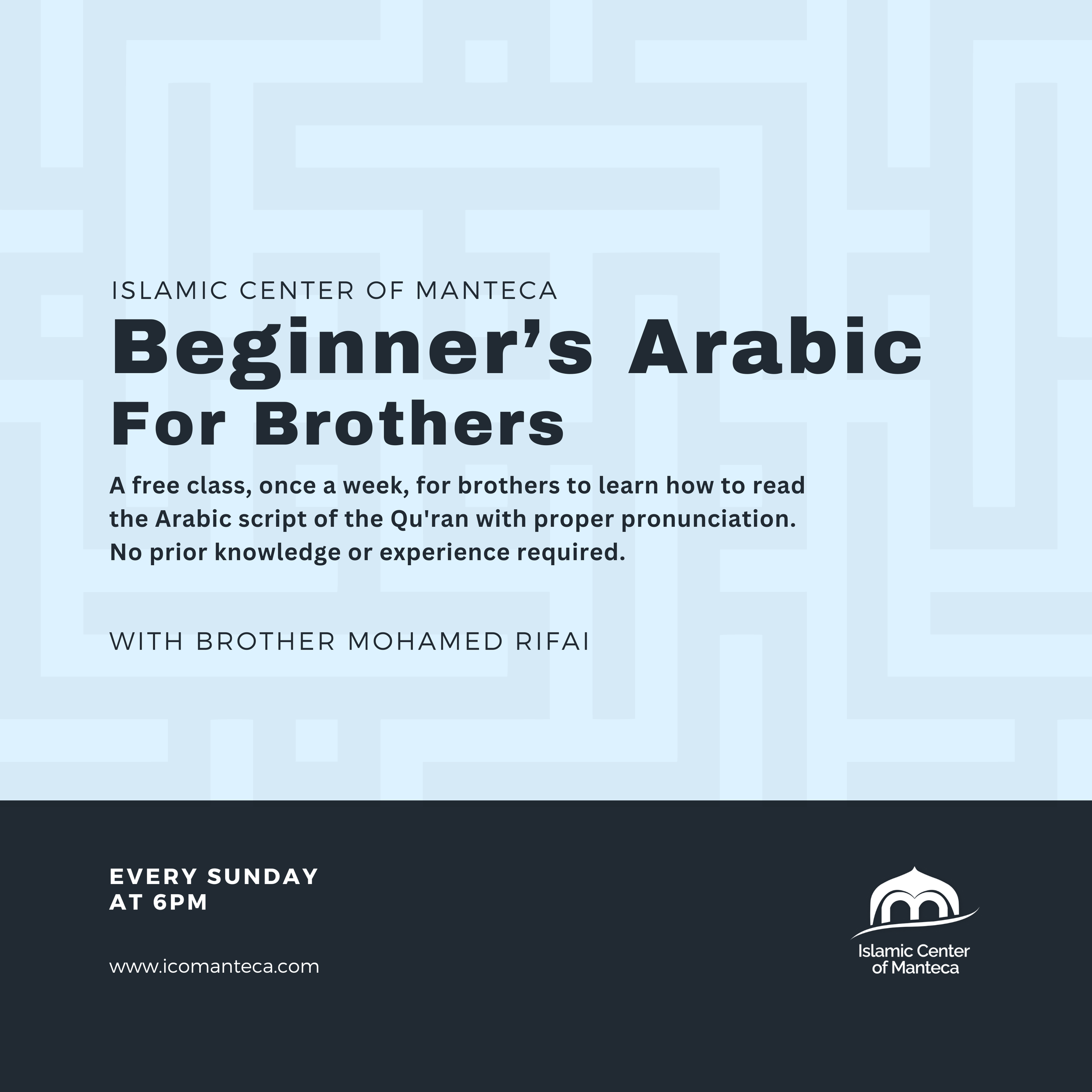 Beginner's Arabic For Brothers