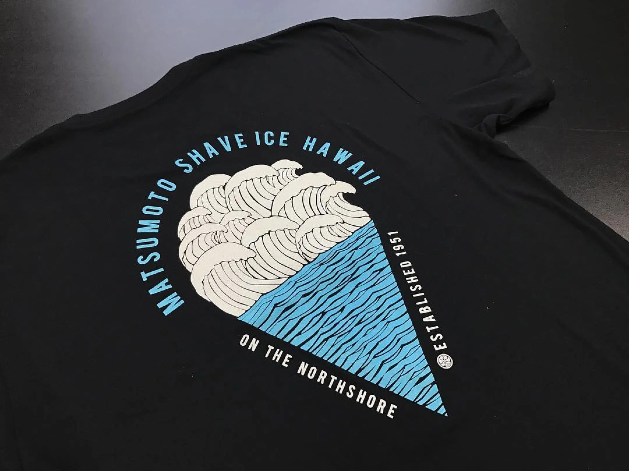 Men's Waves T-Shirt — Matsumoto Shave Ice