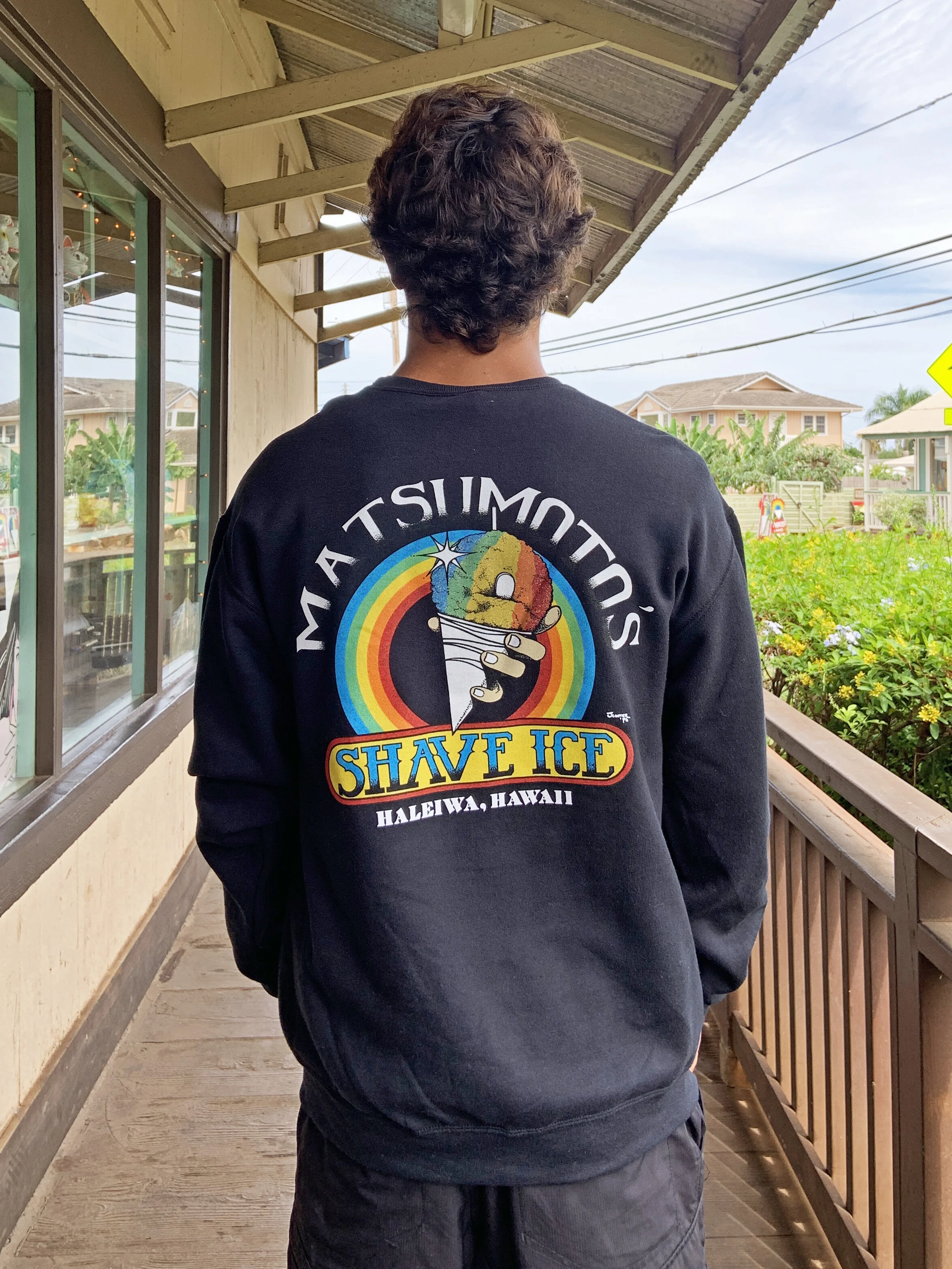 Men's Original Fleece Crewneck Sweatshirt — Matsumoto Shave Ice