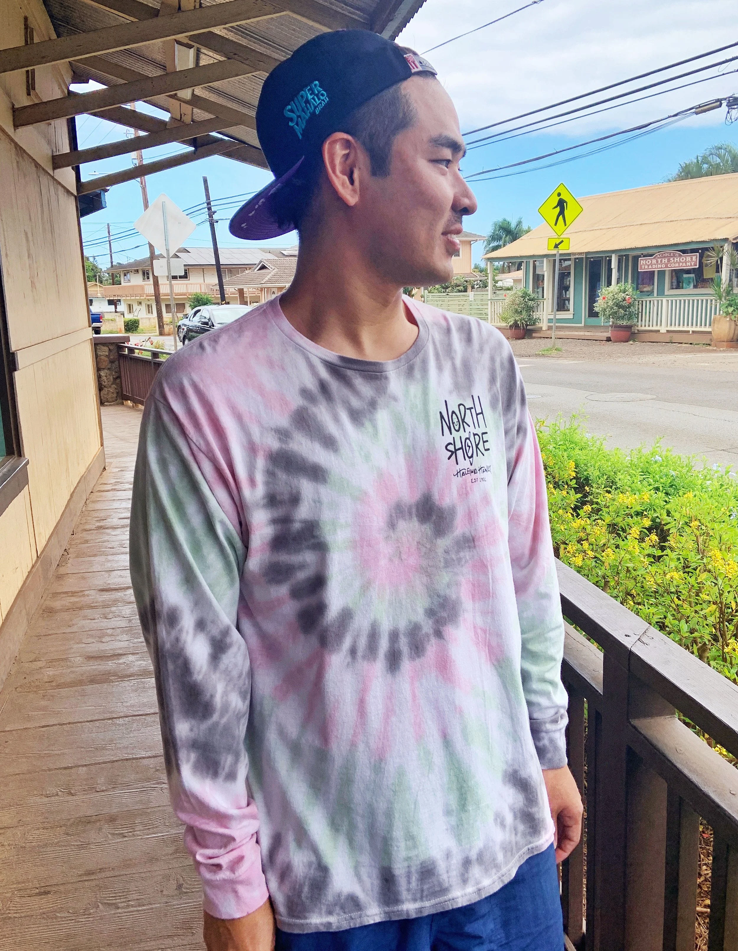 Men's Island Life Tie-Dye Long Sleeve 