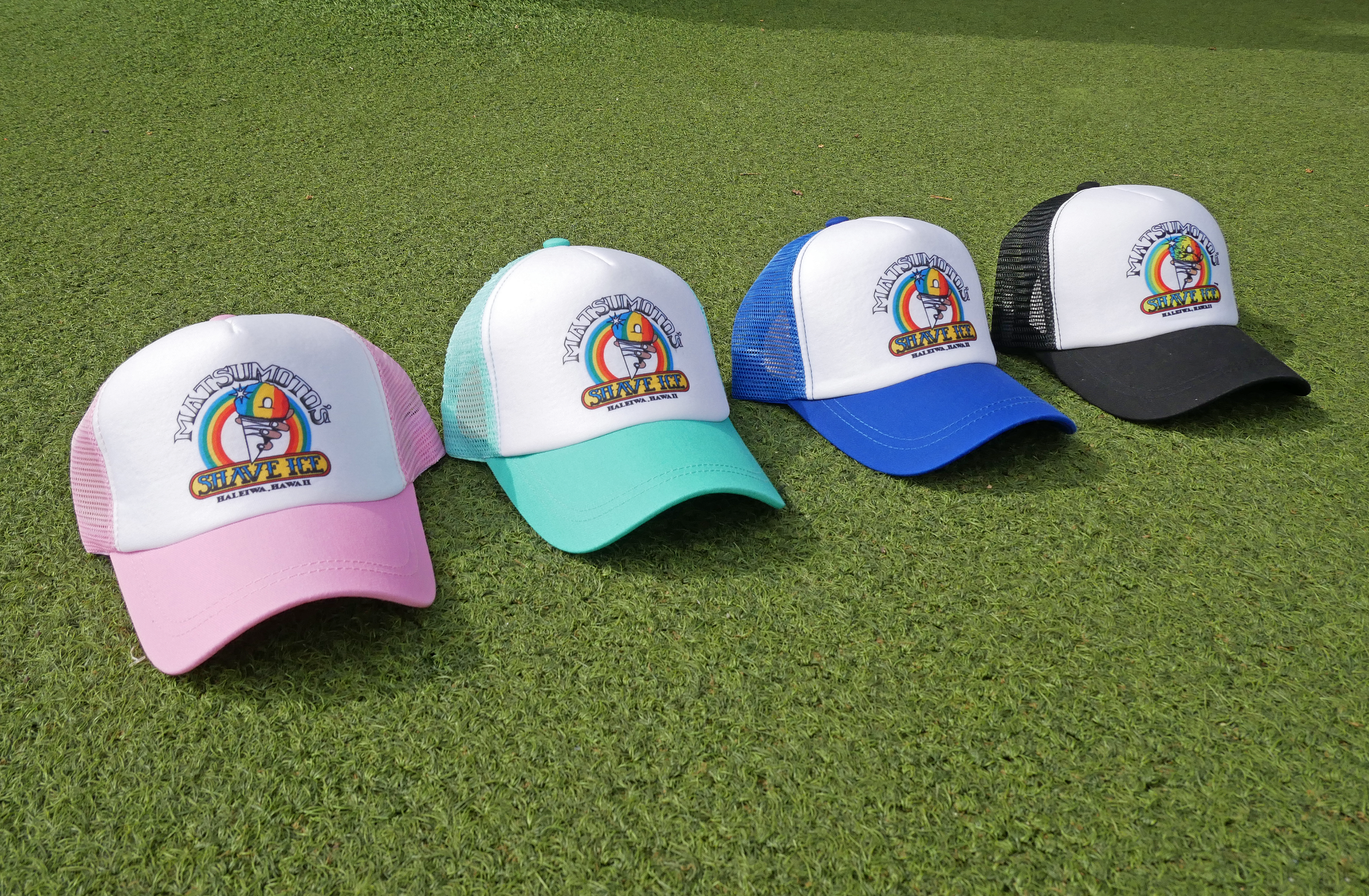 Matsumoto\'s Shave Ice Hawaii Pink Adjustable Trucker Hat HaleiwaHat.png?format=2500w main image 3