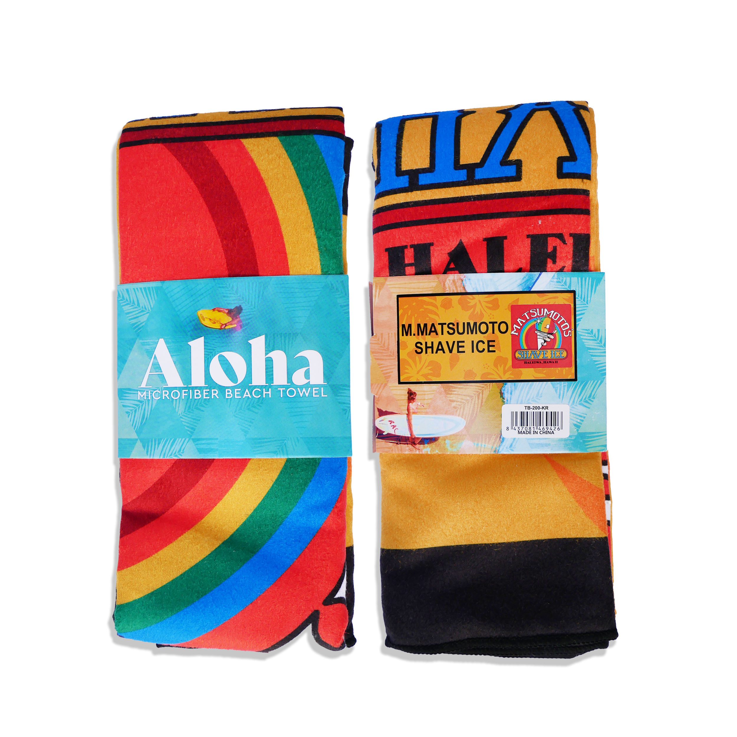 Matsu Matsumoto Sign Microfiber Towel — Matsumoto Shave Ice