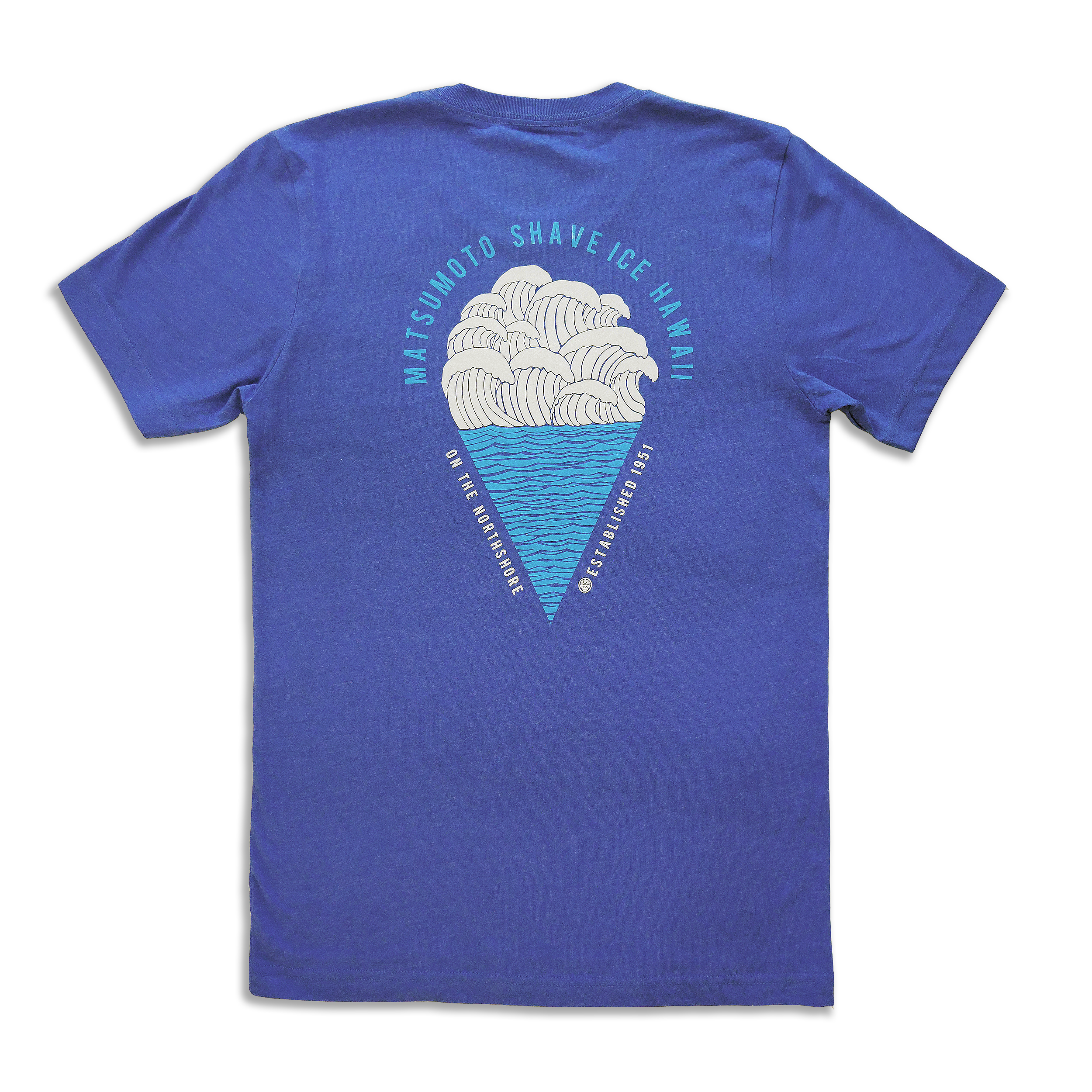 Men's Waves T-Shirt — Matsumoto Shave Ice
