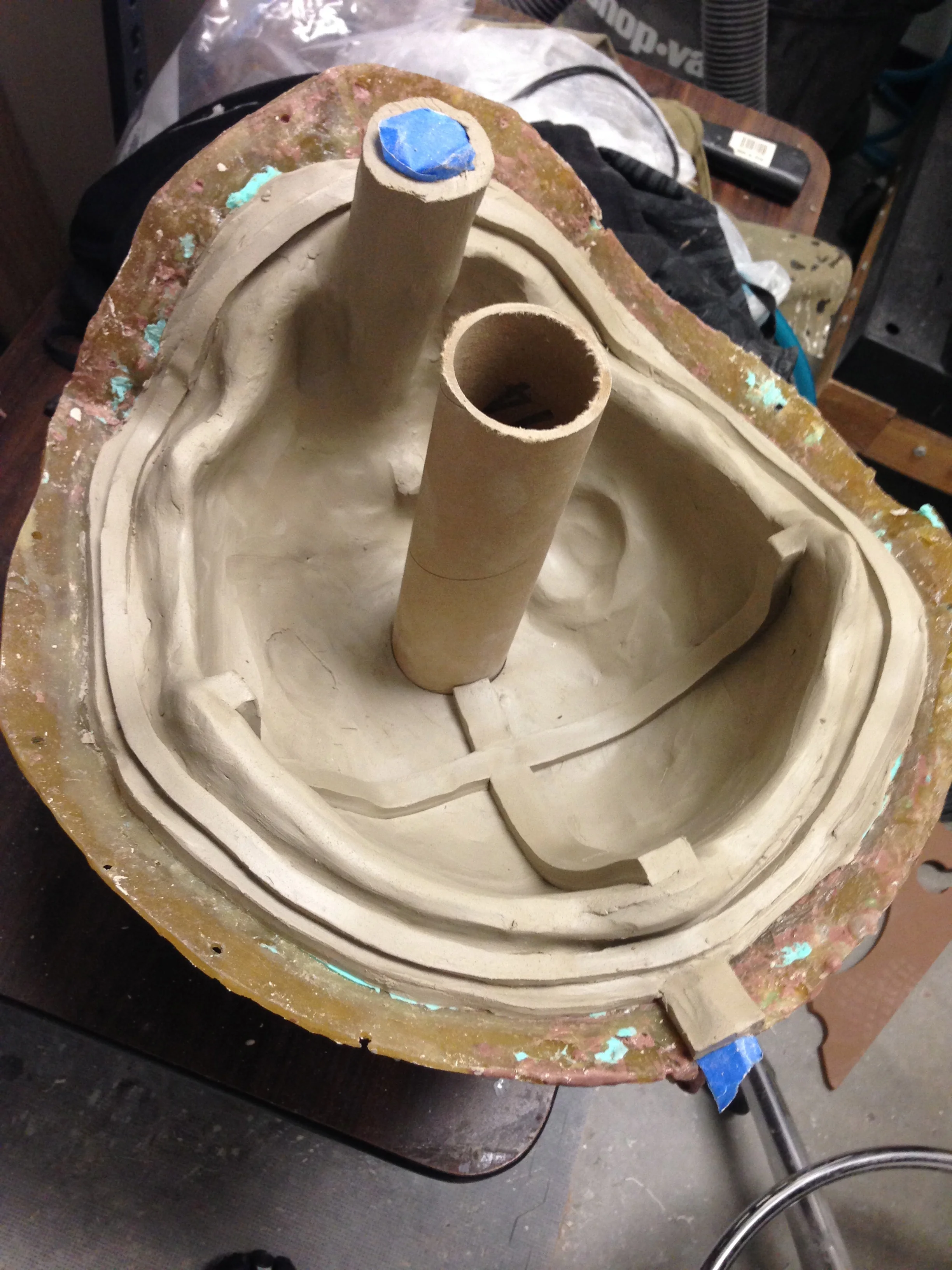 Back half gasket mold