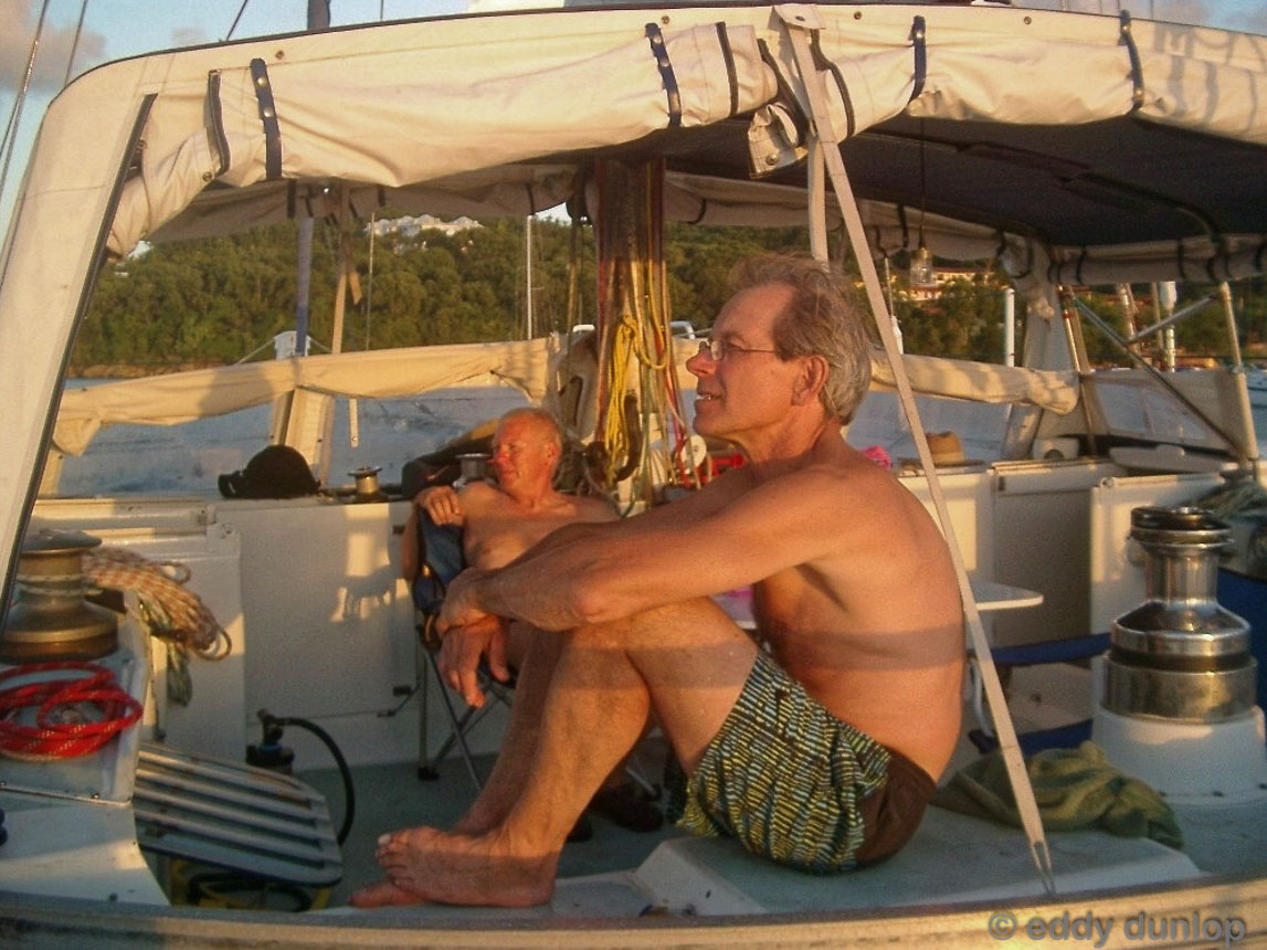 Relaxing in the Caribbean