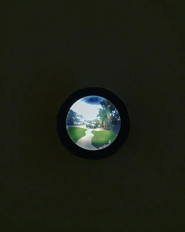 Through an art deco peep hole #miamibeach #artdeco