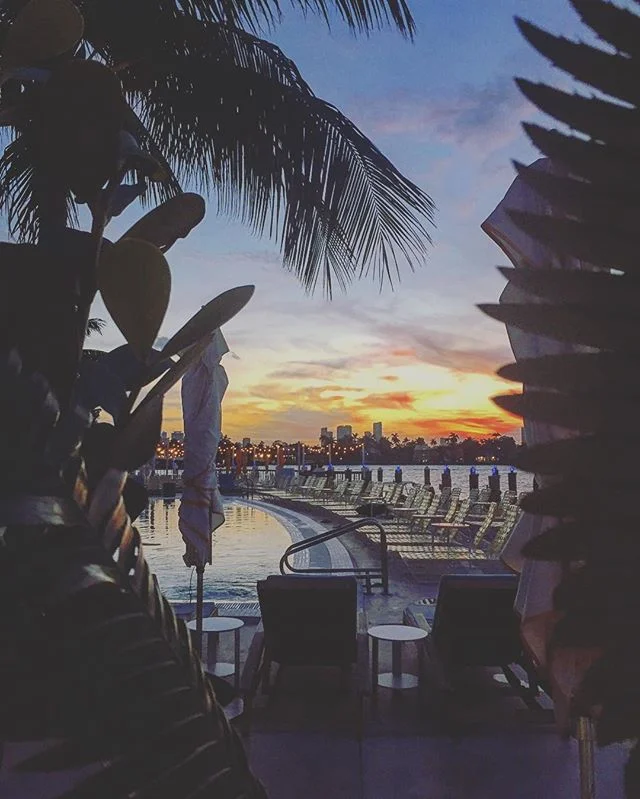 The only right way to end a Miami vacation #thestandard #miamibeach #fros&eacute;allday