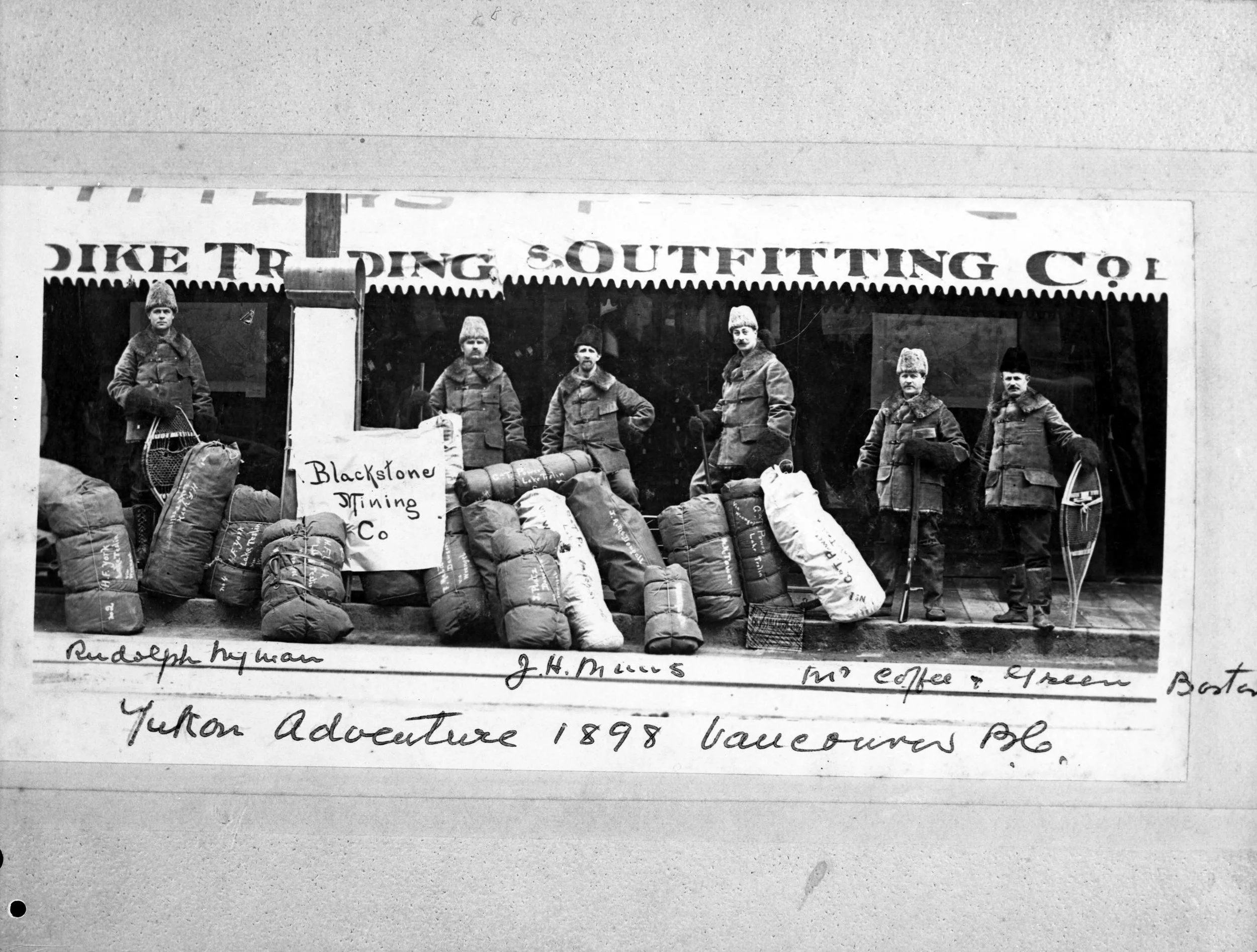 Yukon Adventure 1898, Vancouver B.C. (Vancouver Archives)