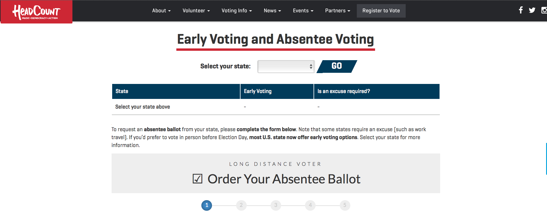 Better Together: HeadCount and Vote.org