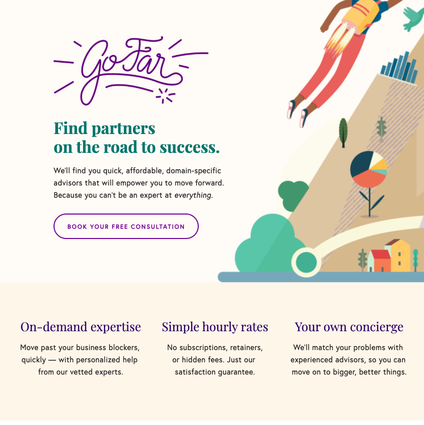 GoFar Content Strategy + Copywriting