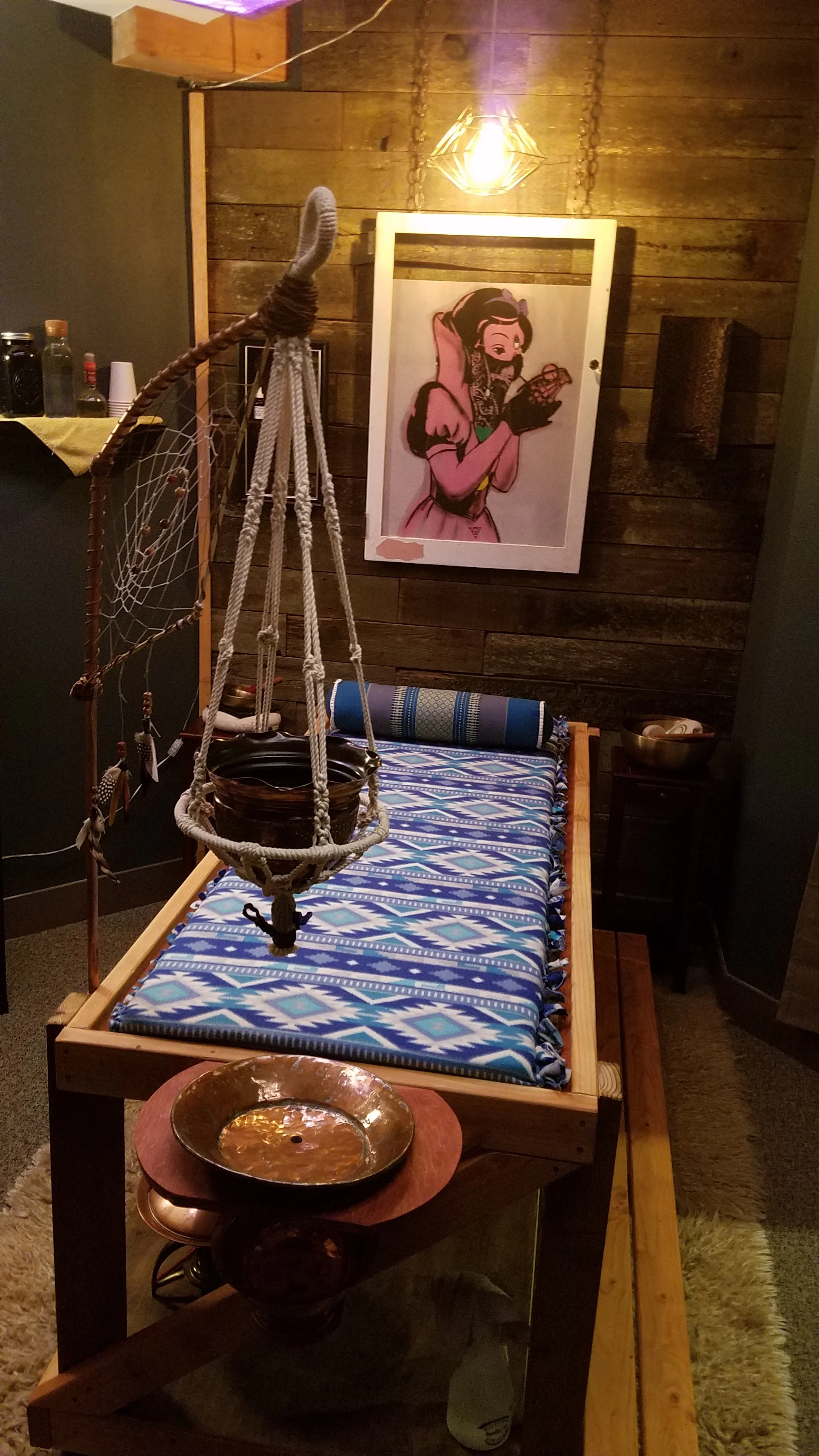 Ben custom built this table and treatment, once you receive this service, you'll have better sleep, less headaches and tap into meditiation a lot faster.