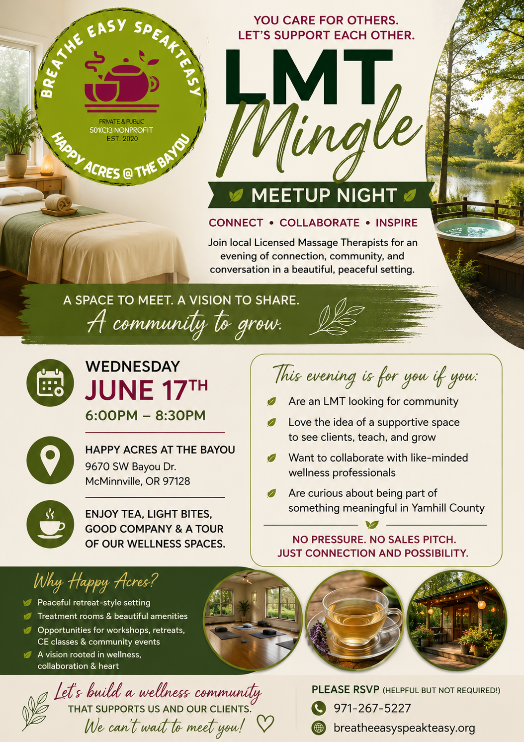 LMT Mingle &amp; Meet at Happy Acres