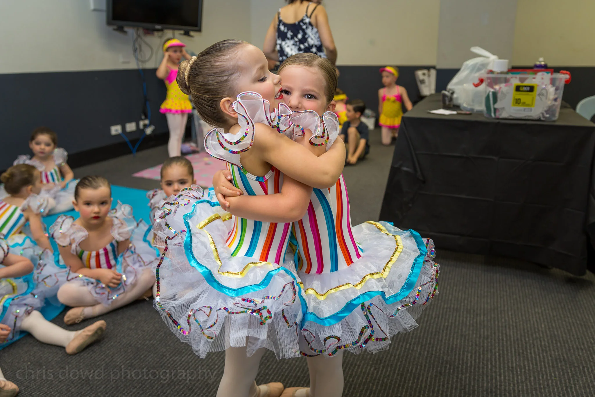 Annual Concert 2017 Magical Moves pre show hug