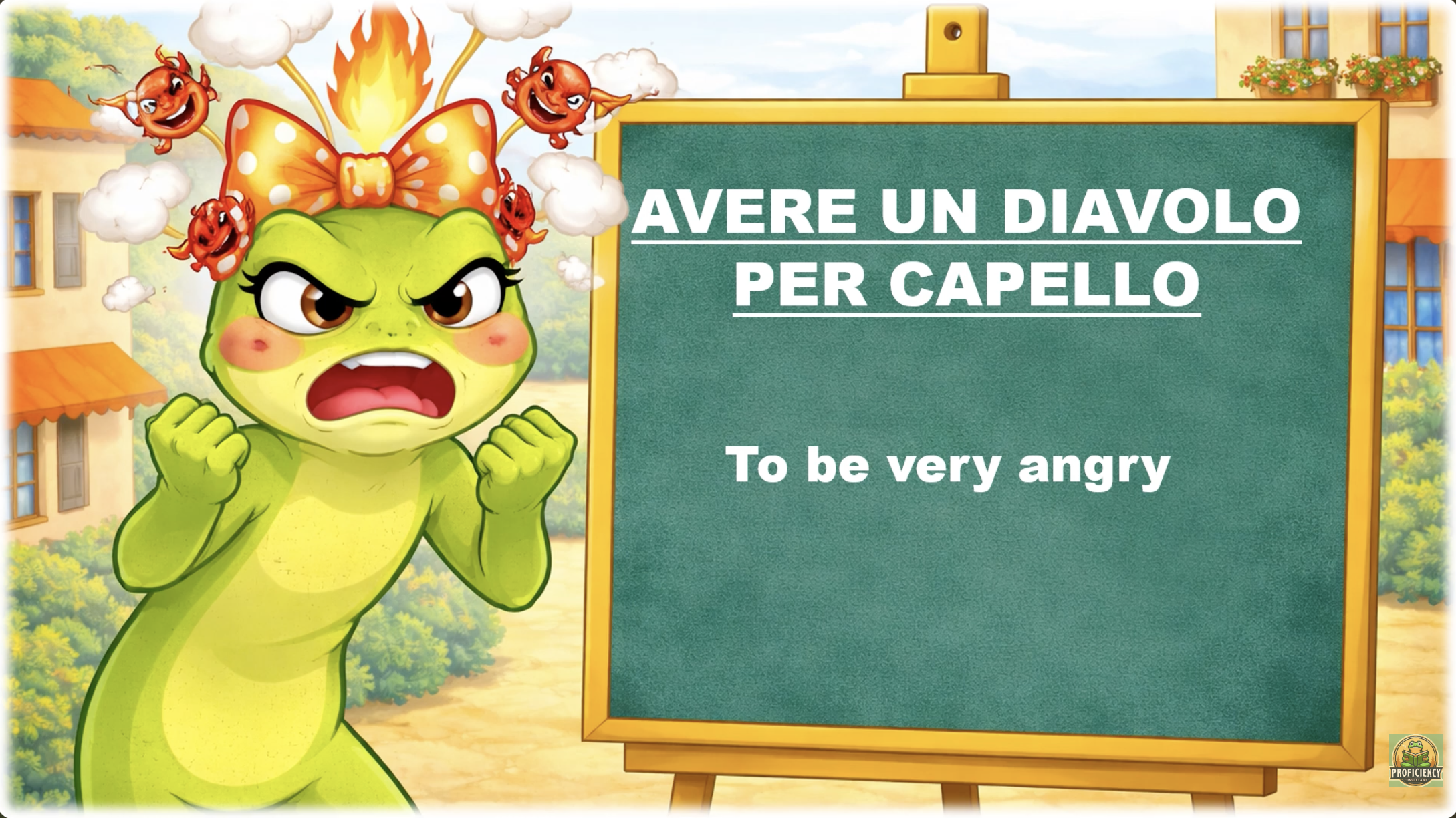 Italian Idioms #10: Avere Un Diavolo Per Capello