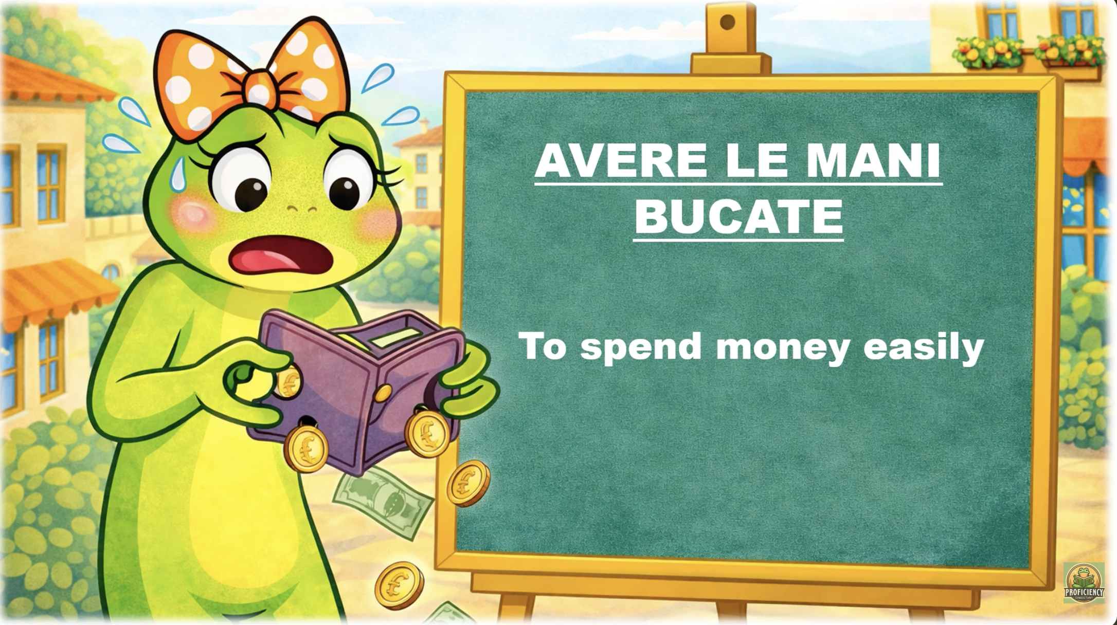 Italian Idioms #8: Avere Le Mani Bucate