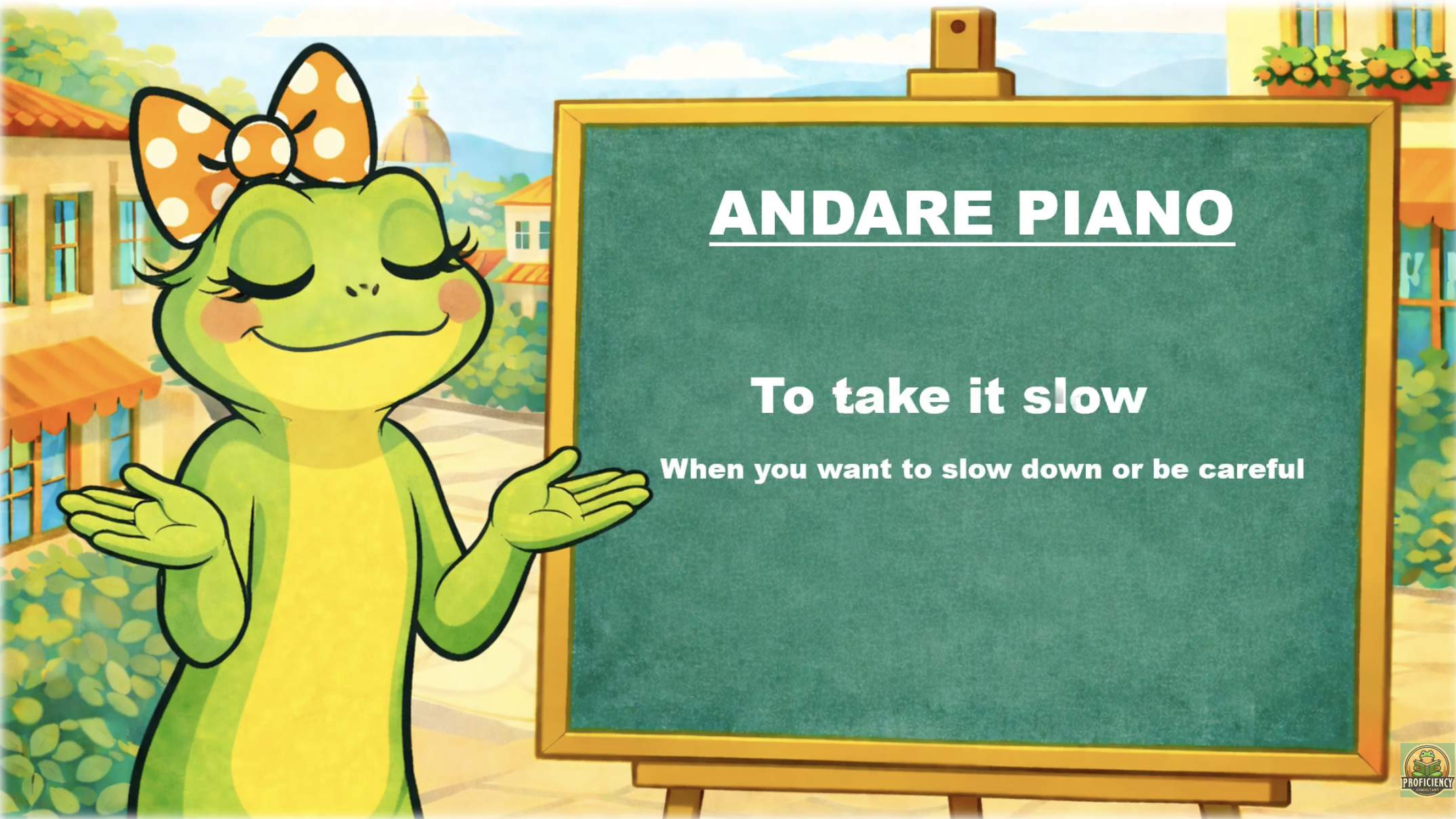 Italian Idioms #6: Andare Piano