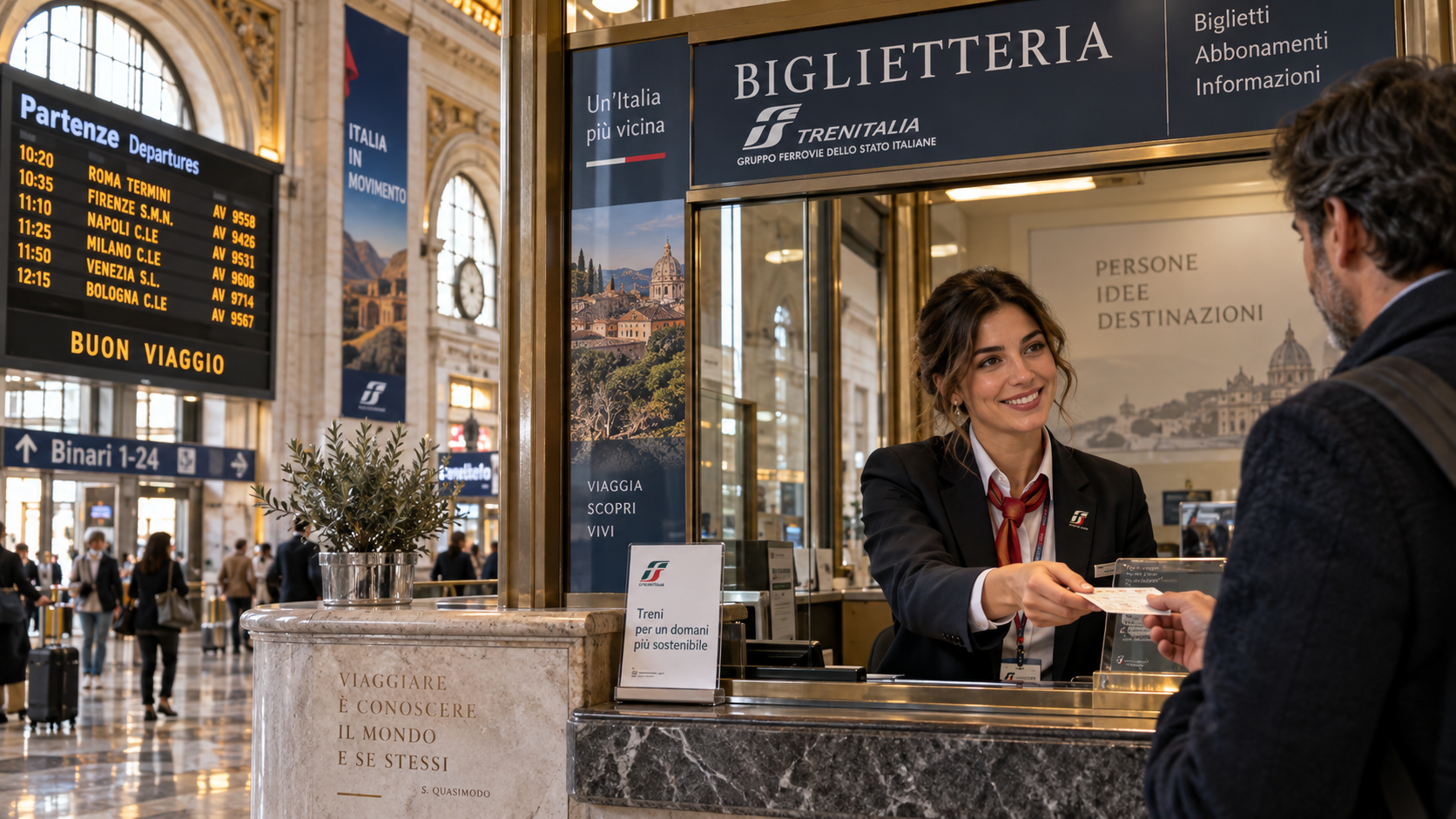 What to Say at an Italian Train Station — and What You’ll Hear Back