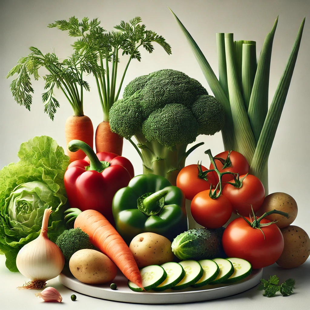 Italian Vegetable Vocabulary Flash Cards