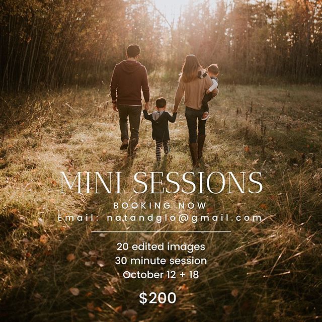 Booking fall mini sessions now! 🍂
.
.
.
.
#yegphotographer #familyphotography #fallphotography #fallminisessions