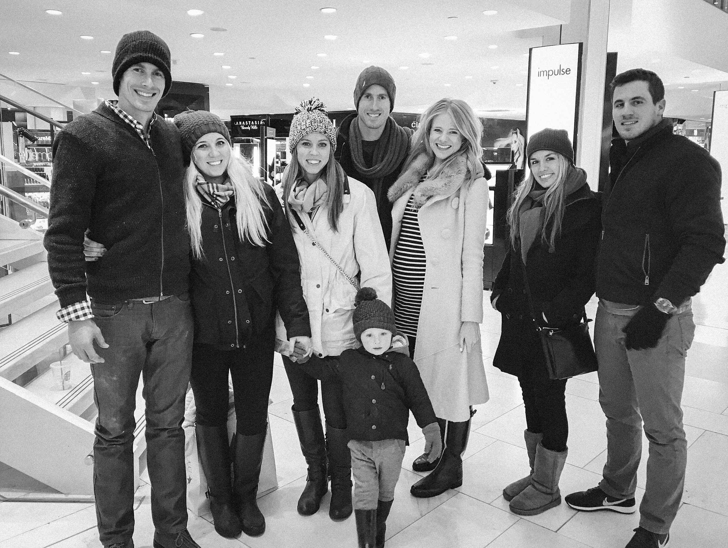 at macy's with the fam! Macy's was sooo impressive