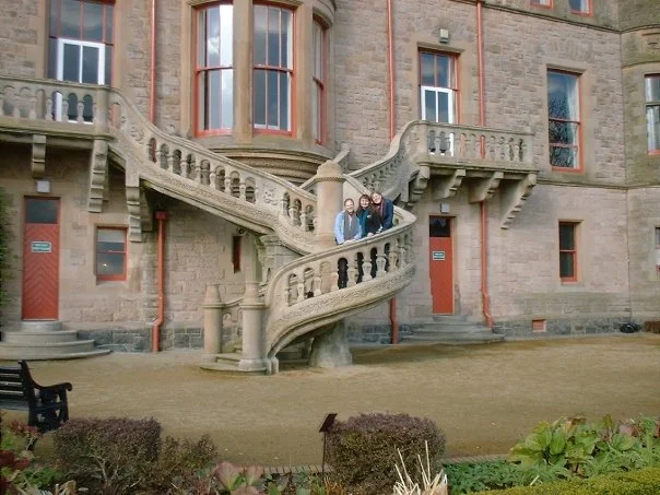 Belfast, Ireland, 2003. | Belfast Castle with my two dearest childhood friends, Mandy and Rachel 