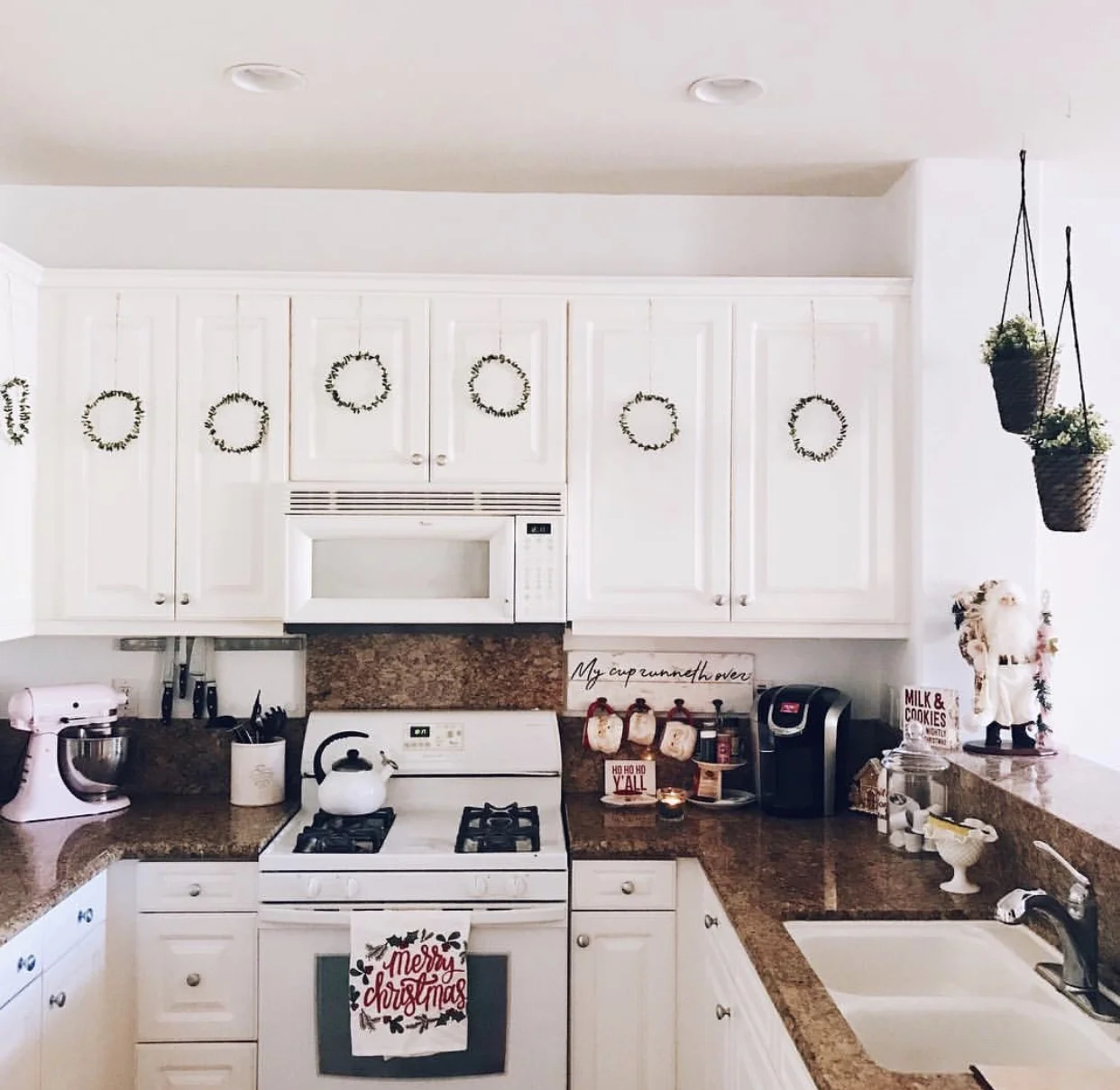 Our kitchen, Christmas 2017