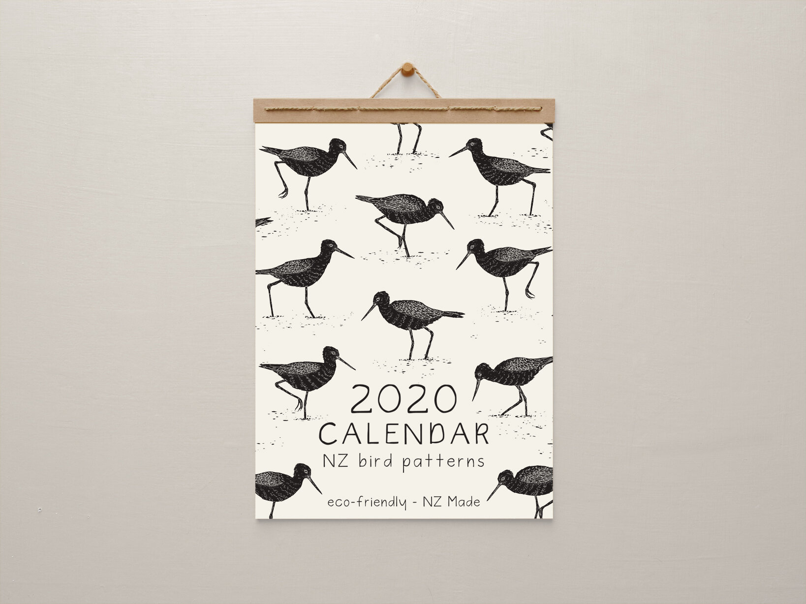 melissa boardman nz bird patterns A4 calendar 01.jpg