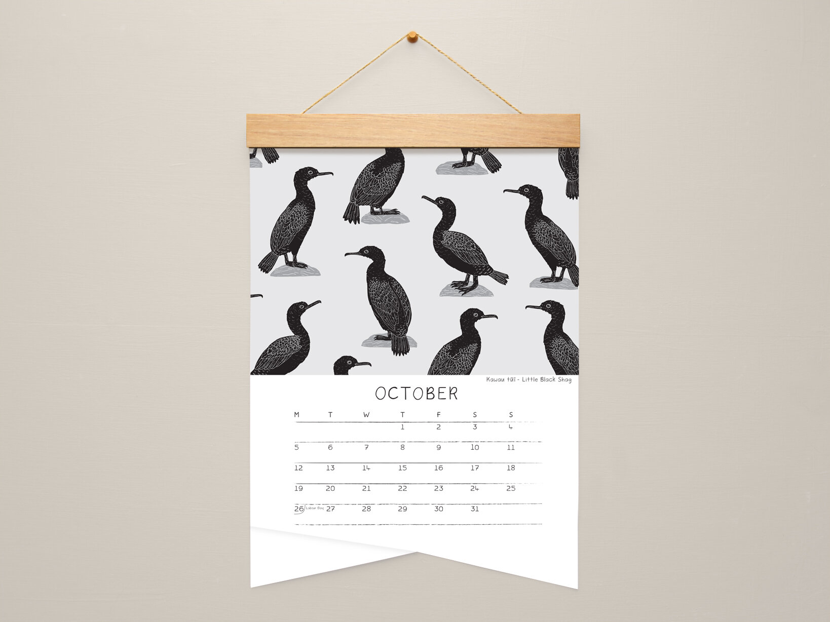 melissa boardman bird patterns A3 calendar wood 11.jpg