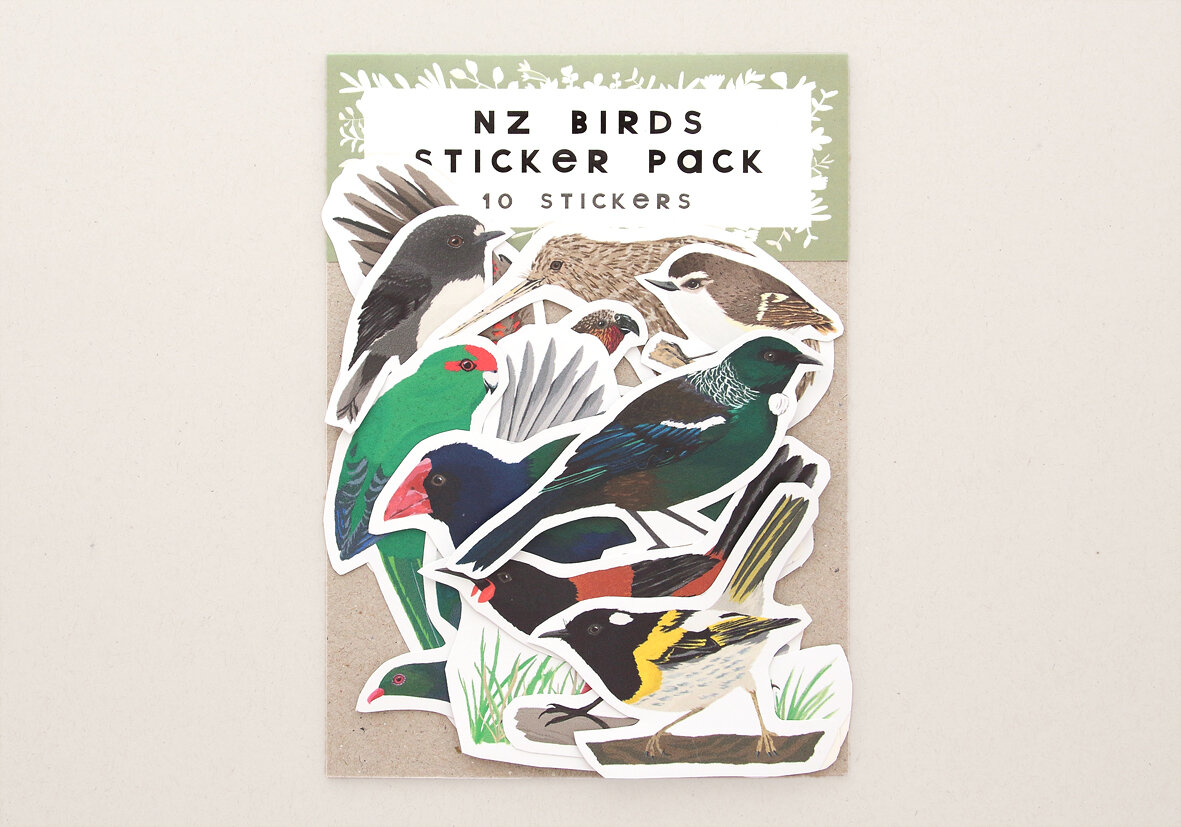 NZ Forest Birds stickers
