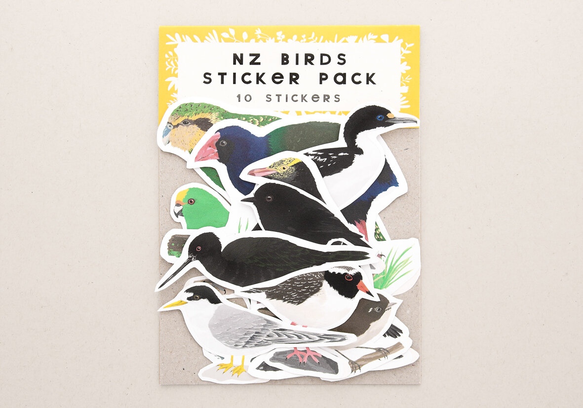 Rare NZ Bird Stickers