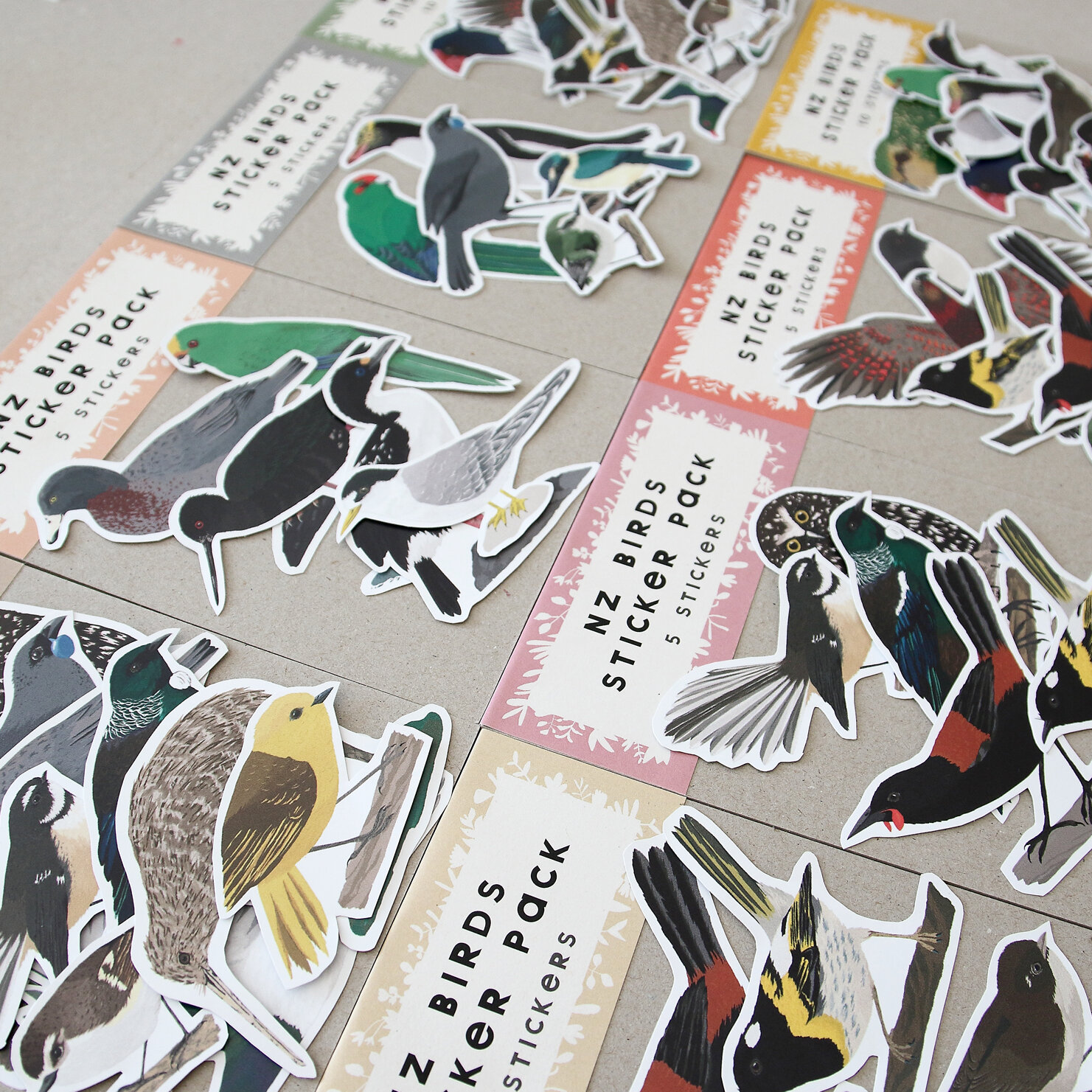 Illustrated Native Bird Stickers