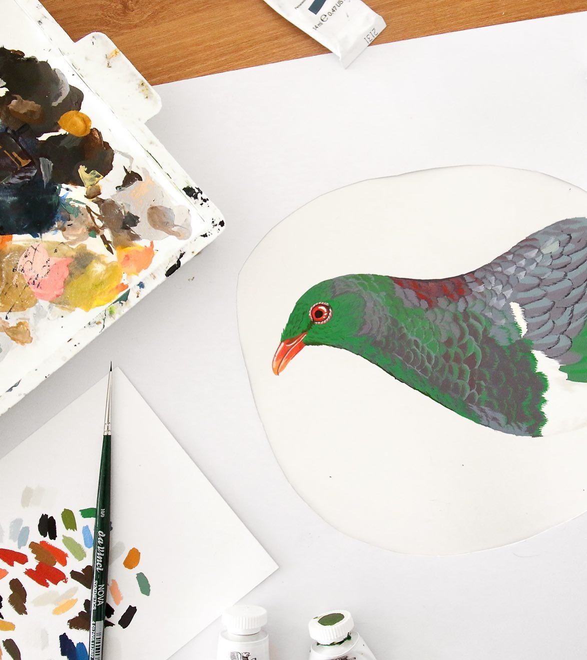 Kererū in progress! 🎨

I&rsquo;ve been painting a bunch of birds for some new products, and I&rsquo;m excited to share more soon and reveal everything that I&rsquo;ve been working on!

#nzbirdart #nzbirds