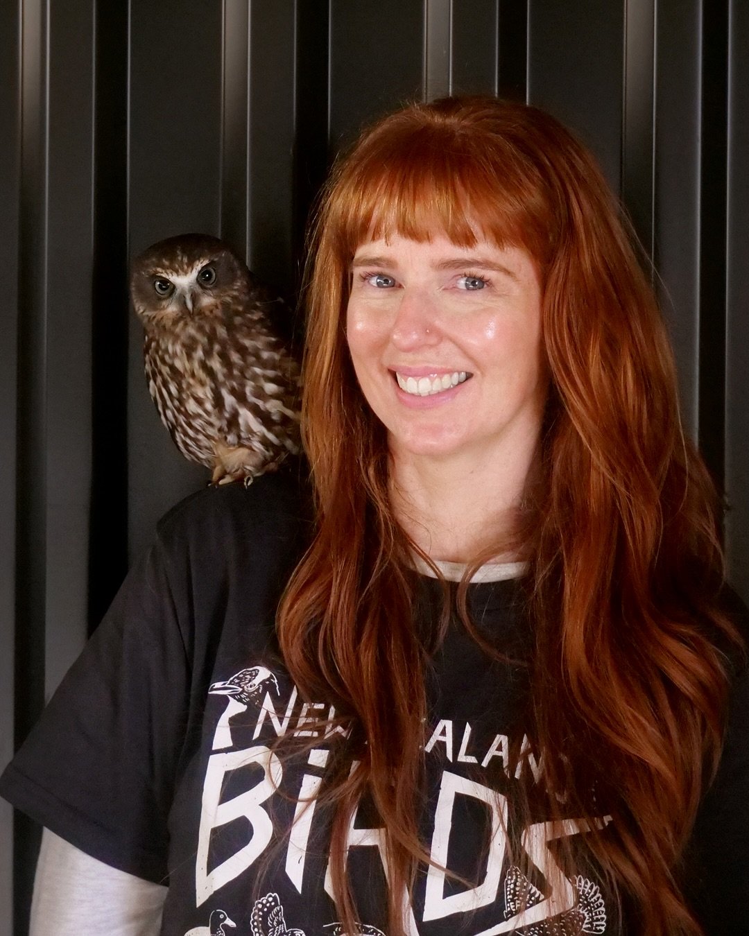 Say hello to my little friend 🥹

This is Nox, a very special ruru / morepork that lives at @wingspan.nz 

Nox was found alone as a chick, she was rescued and hand-raised, so she imprinted on humans and can&rsquo;t be released into the wild.

Nox is 