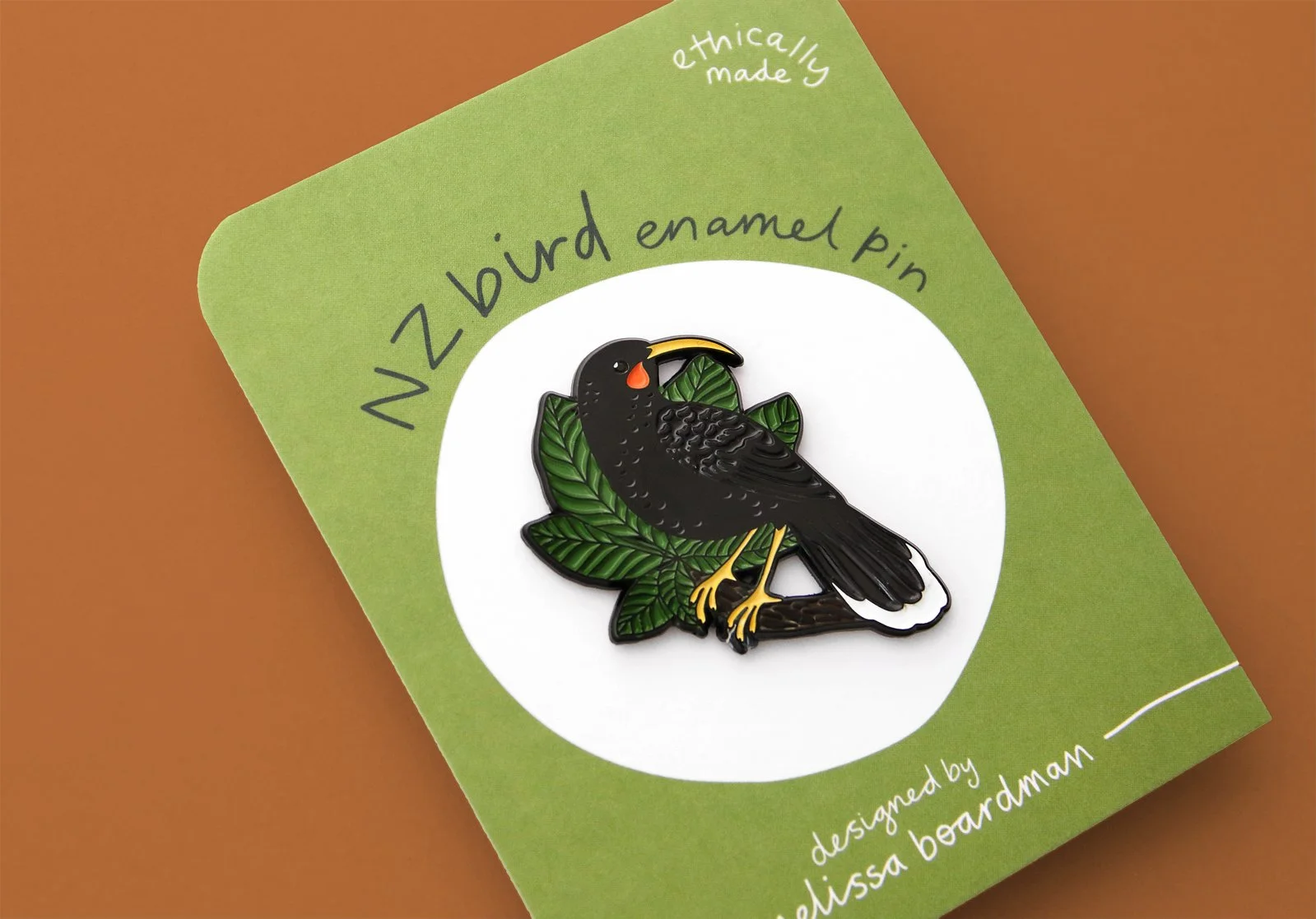 melissa boardman enamel pin huia 02.jpg